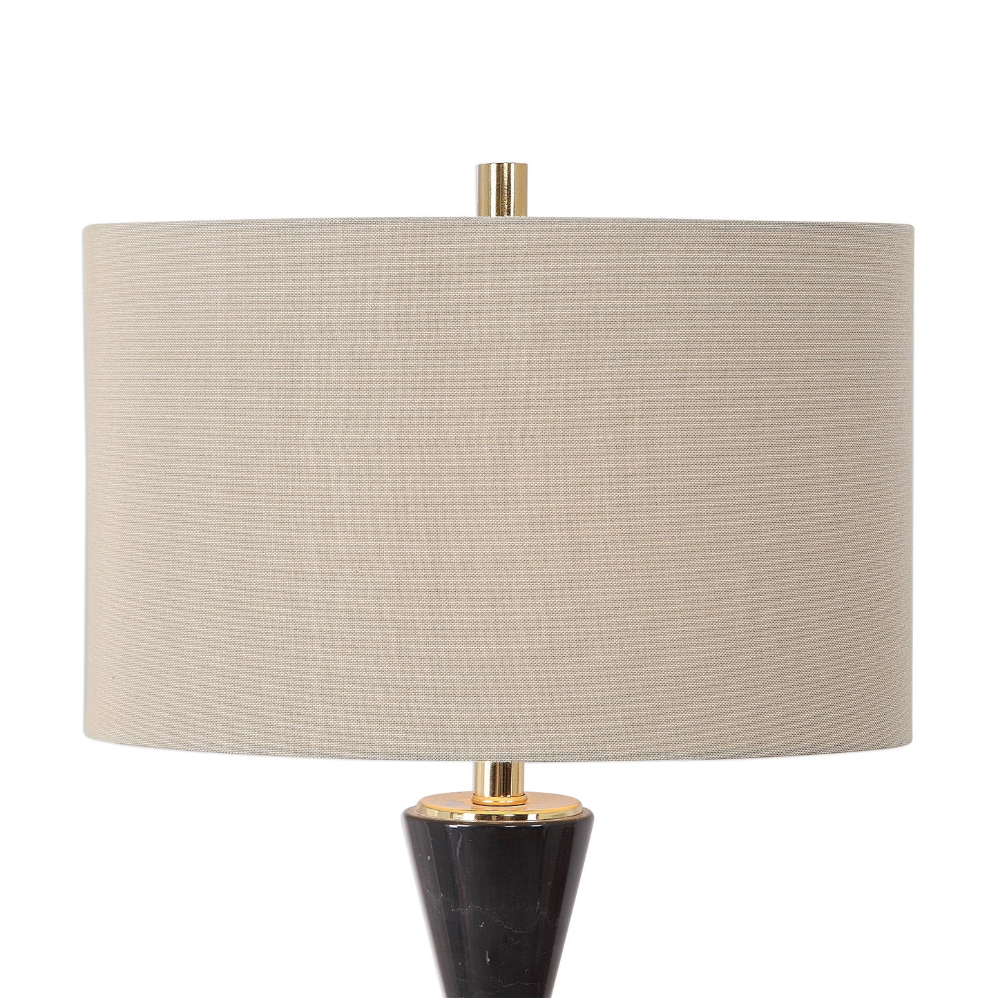 Uttermost Alastair Black Marble Table Lamp