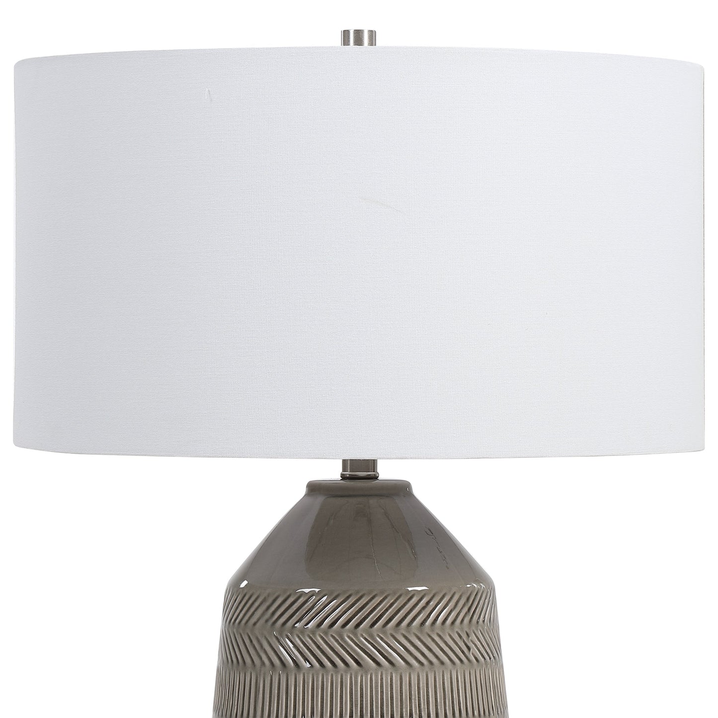 Uttermost Rewind Gray Table Lamp