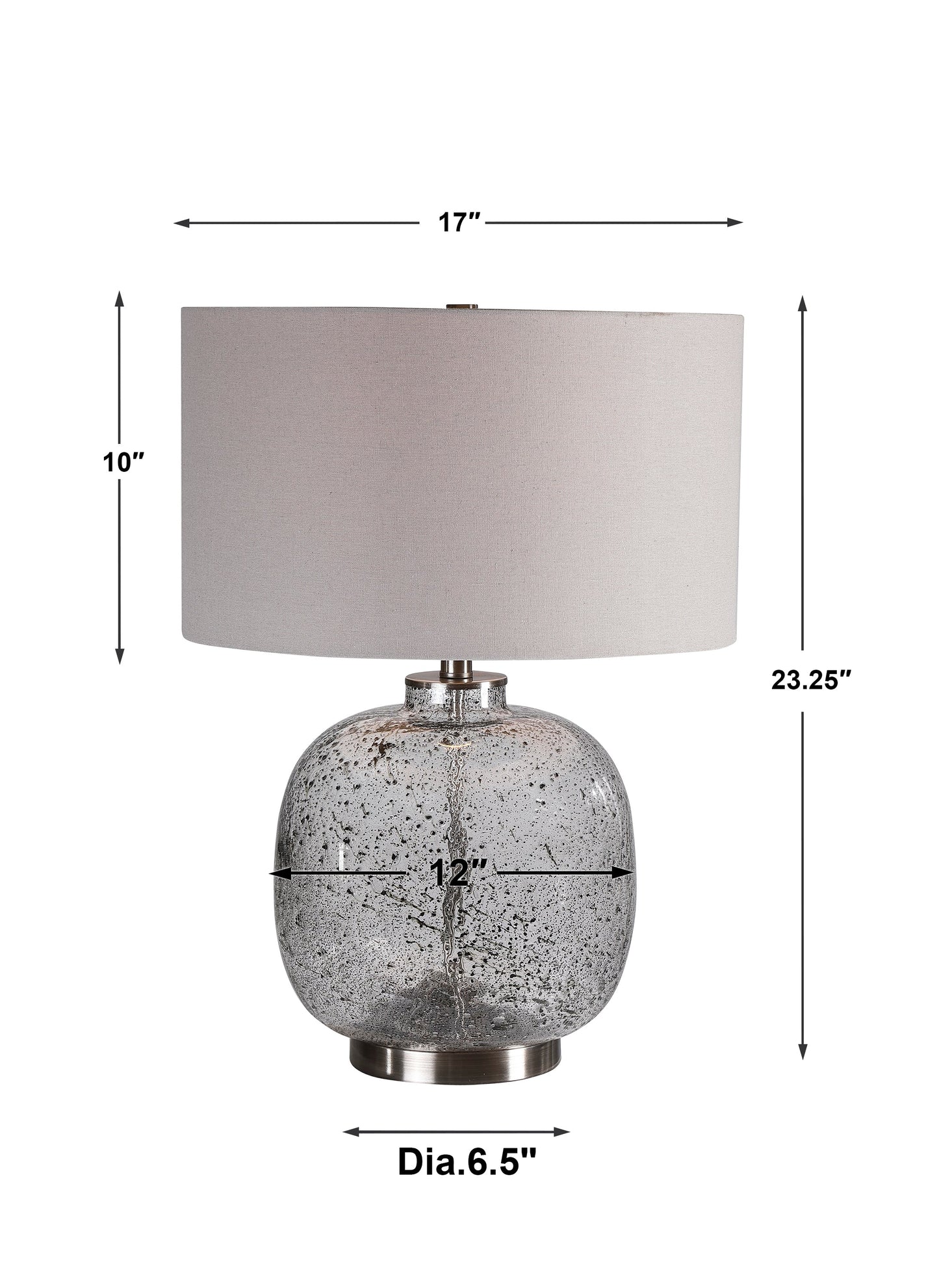 Uttermost Storm Glass Table Lamp