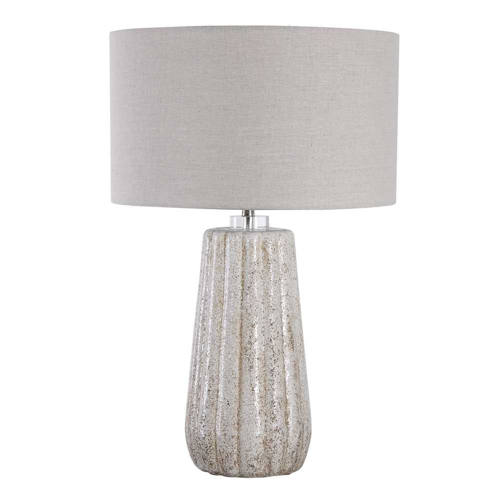 Uttermost Pikes Stone-Ivory Table Lamp