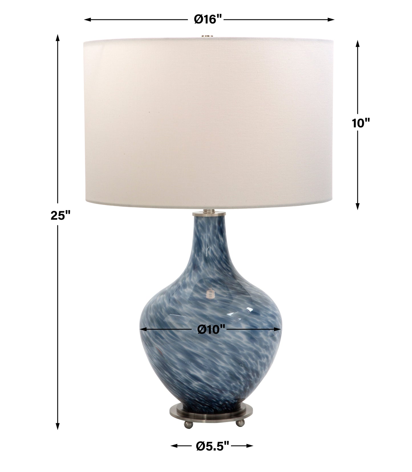 Uttermost Cove Cobalt Blue Table Lamp