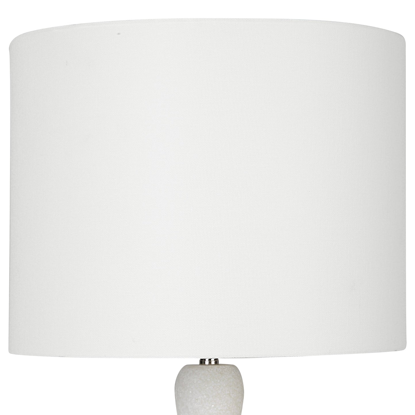 Uttermost Inverse White Marble Table Lamp