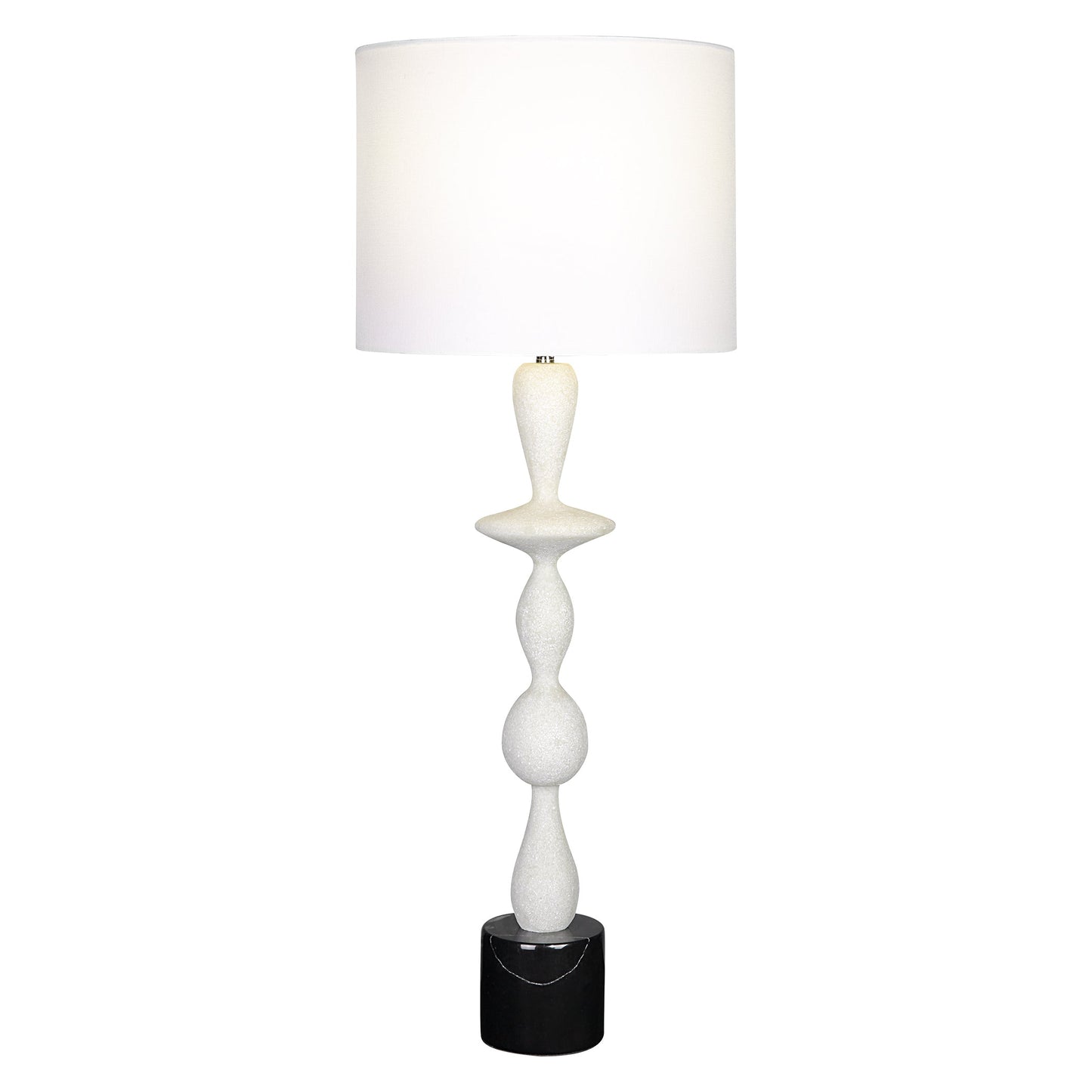 Uttermost Inverse White Marble Table Lamp