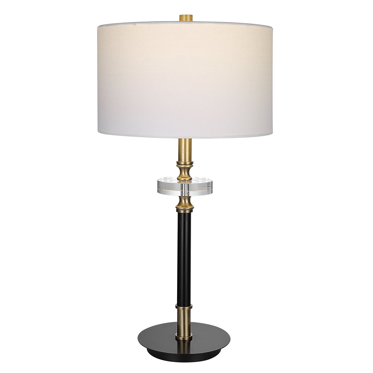 Uttermost Maud Aged Black Table Lamp