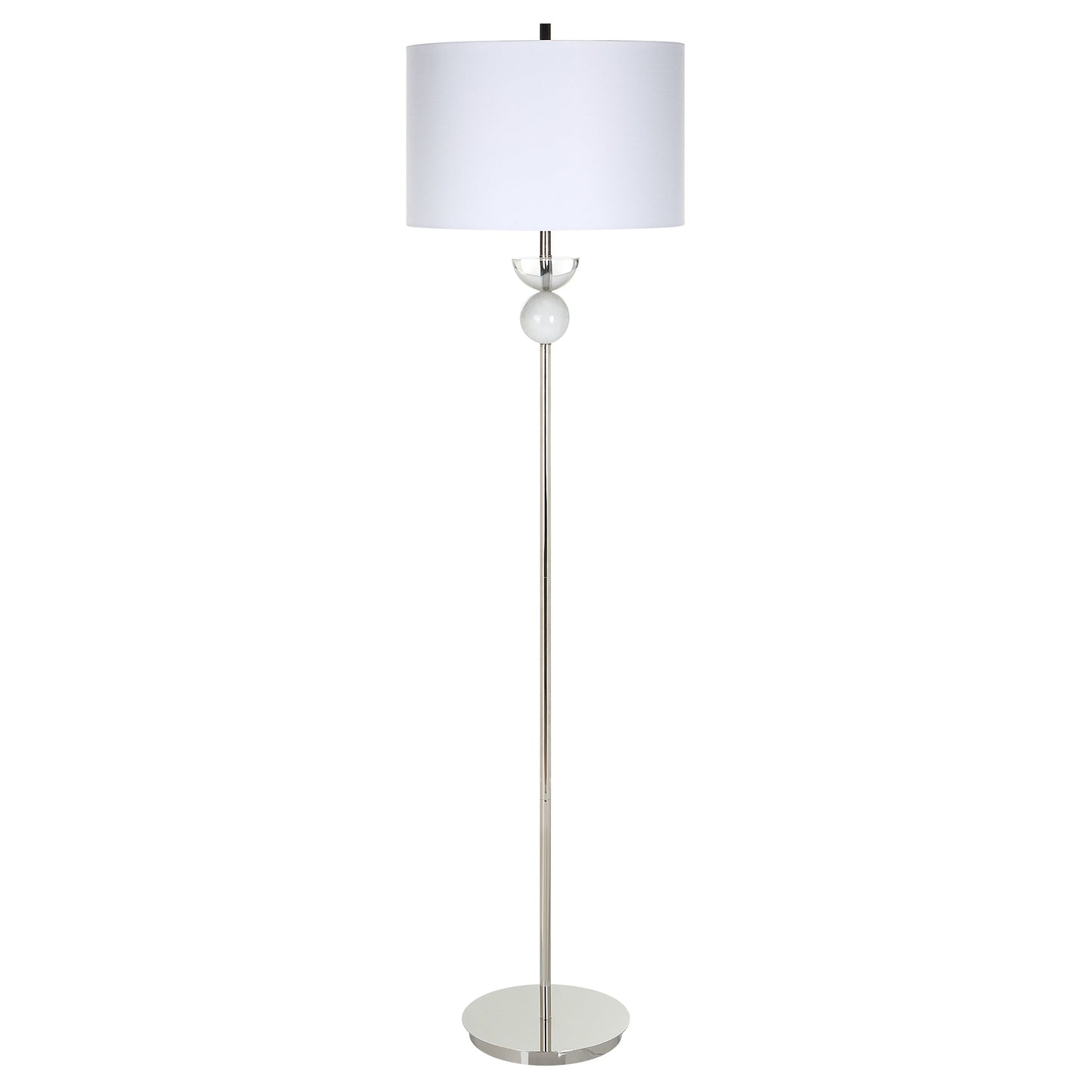 Uttermost Exposition Nickel Floor Lamp