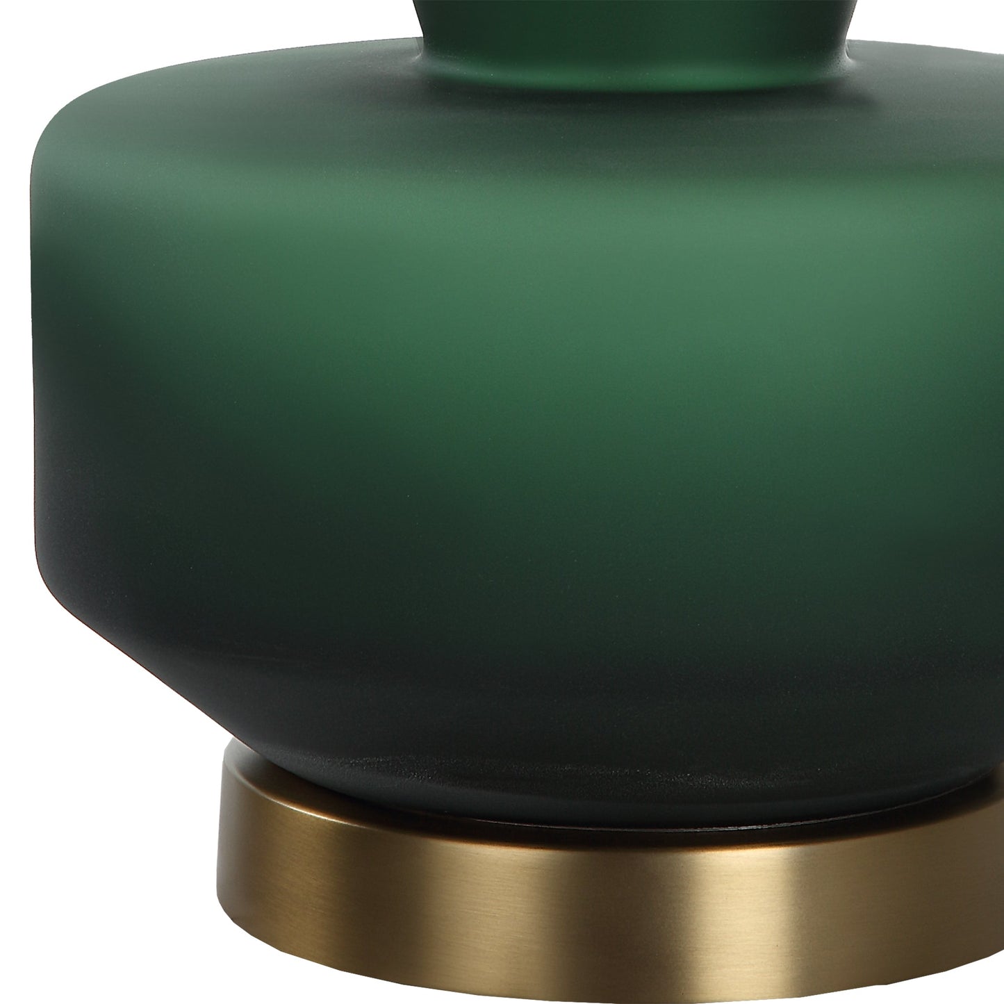 Uttermost Trentino Dark Emerald Green Table Lamp