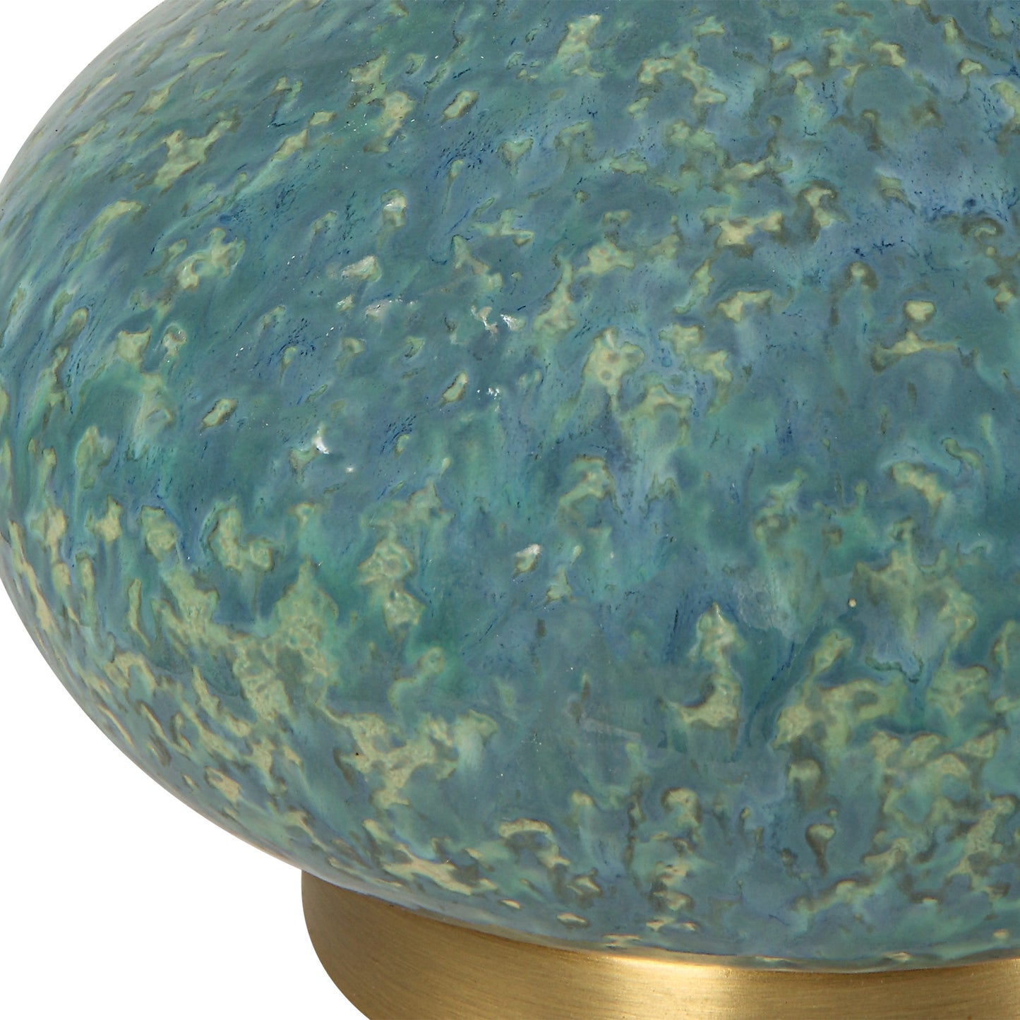 Uttermost Kaimana Aged Blue Buffet Lamp