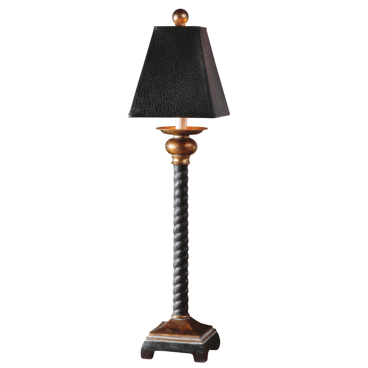 Uttermost Bellcord Black Buffet Lamp