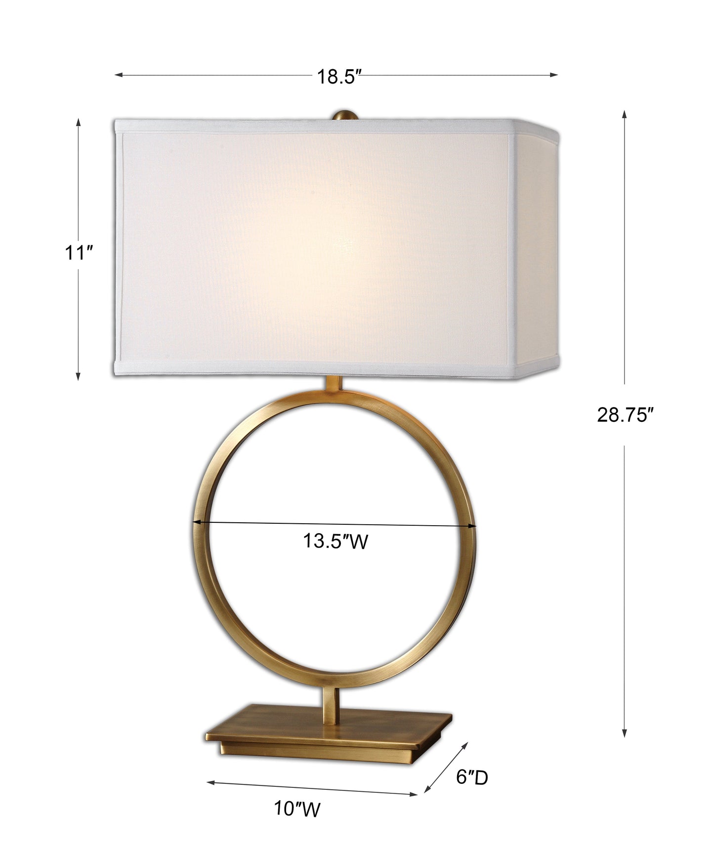 Uttermost Duara Circle Table Lamp