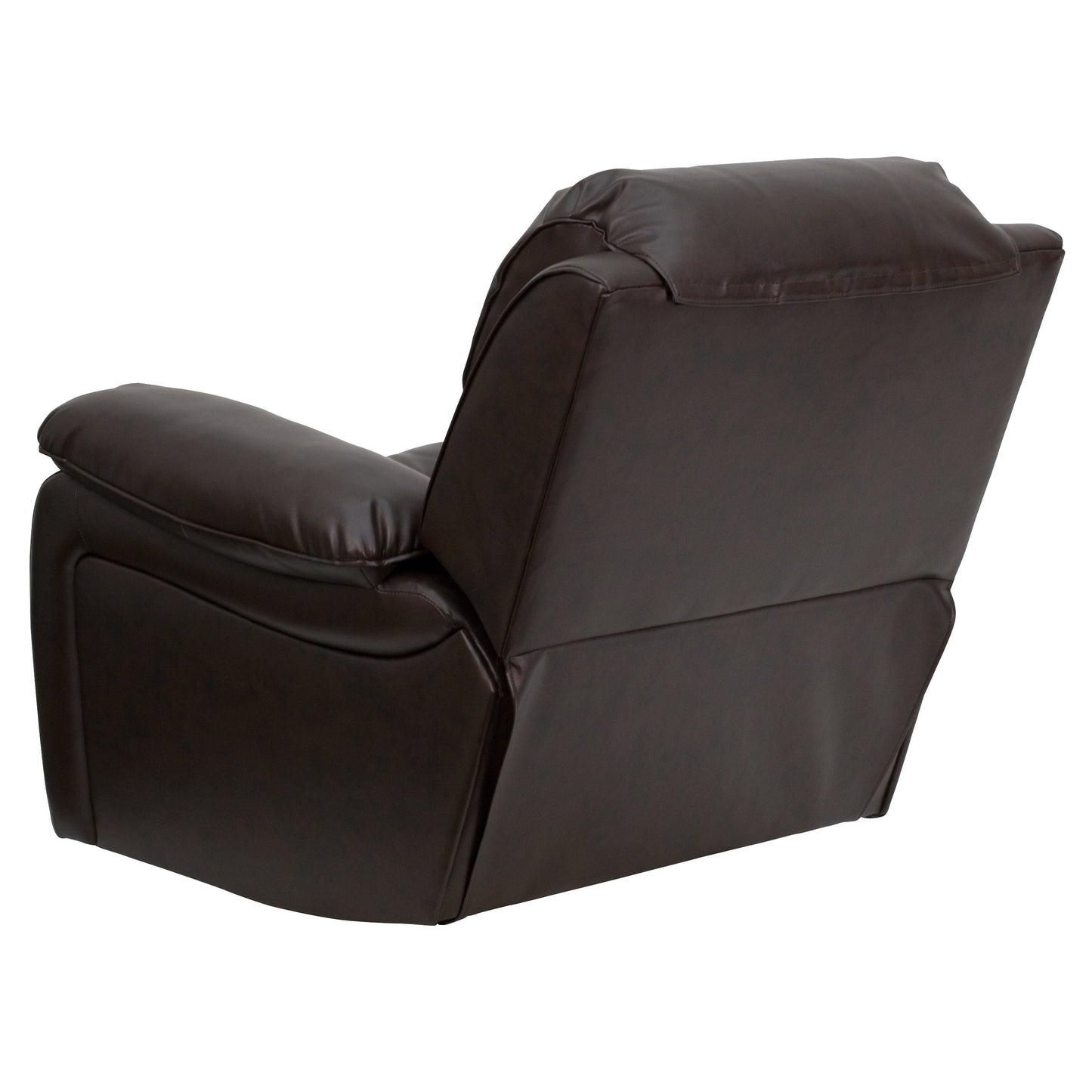 Brown Leather Rocker Recliner MEN-DA3439-91-BRN-GG