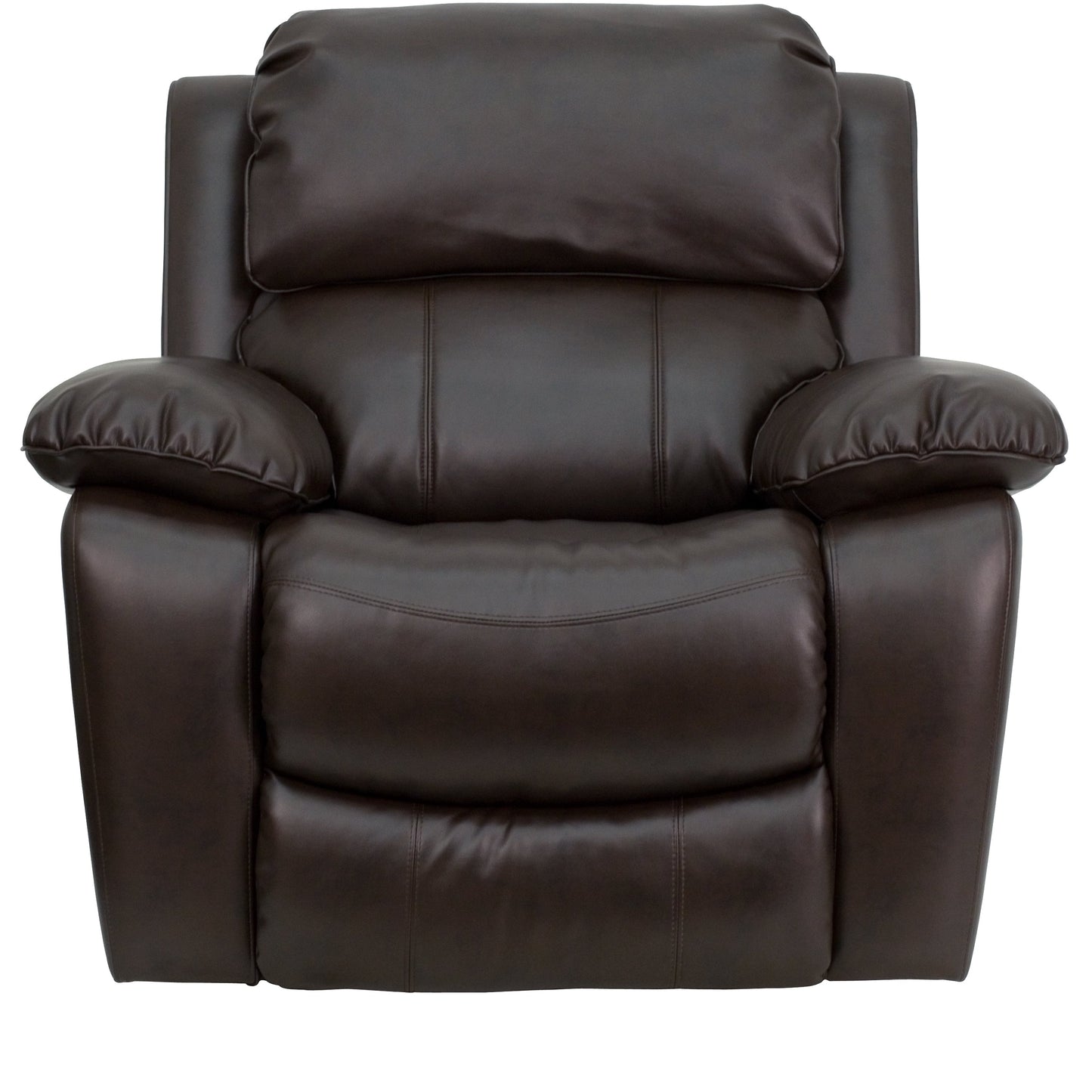 Brown Leather Rocker Recliner MEN-DA3439-91-BRN-GG