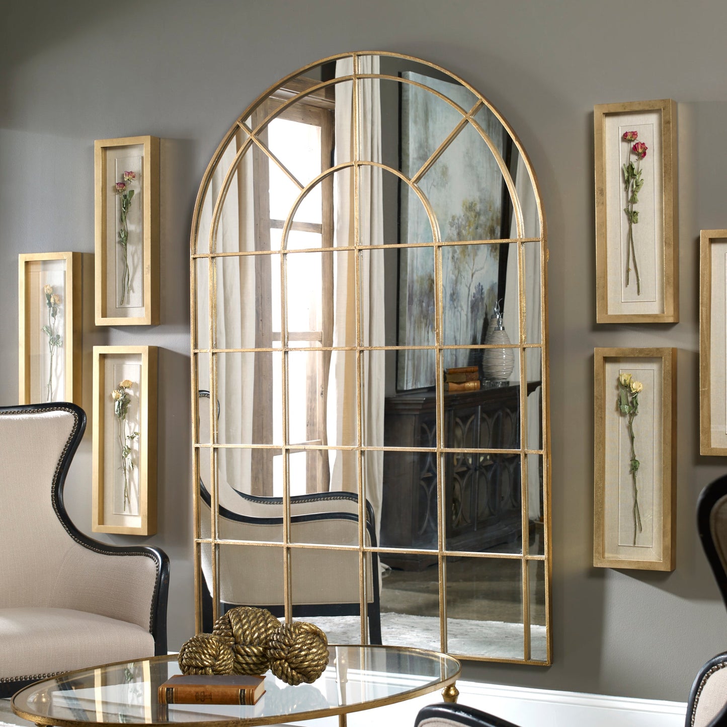 Uttermost Grantola Arched Mirror