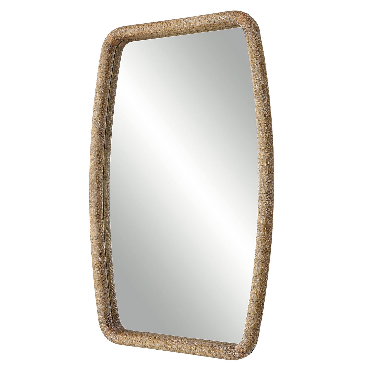 Uttermost Tiki Rattan Mirror