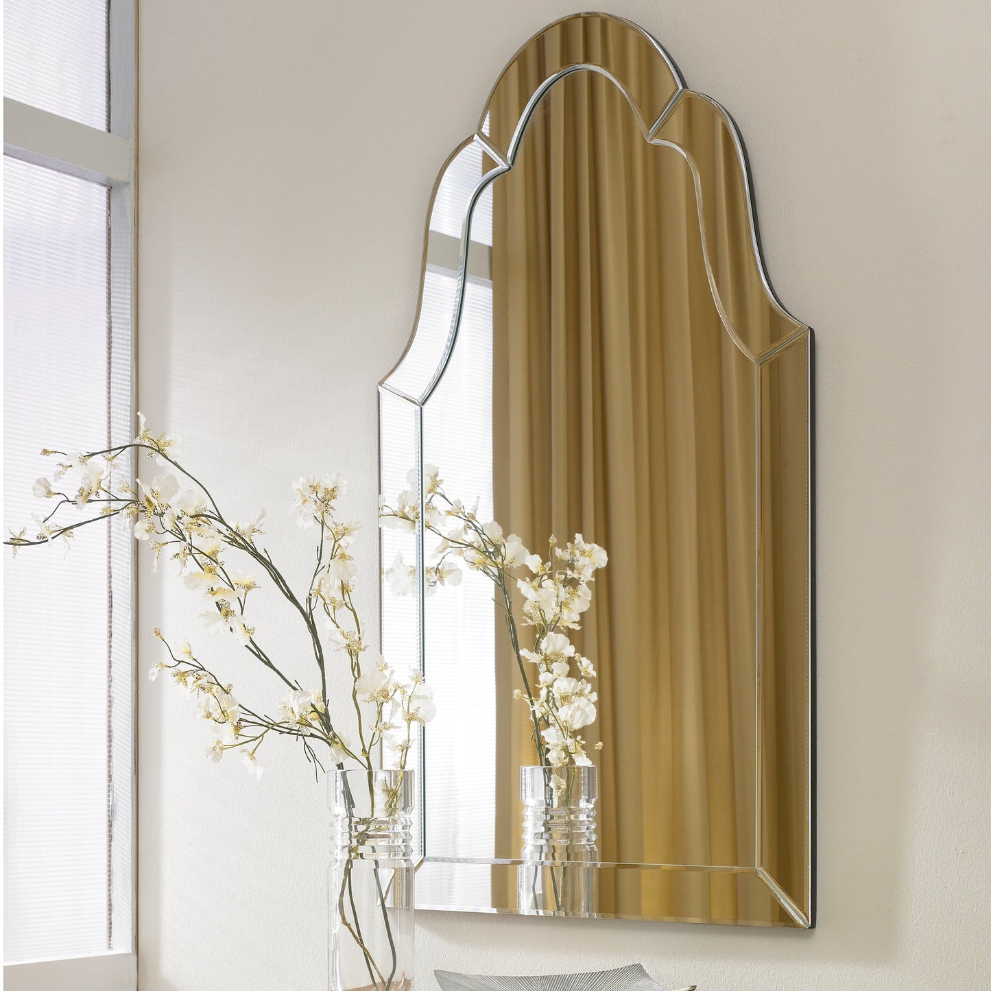 Uttermost Hovan Frameless Arched Mirror