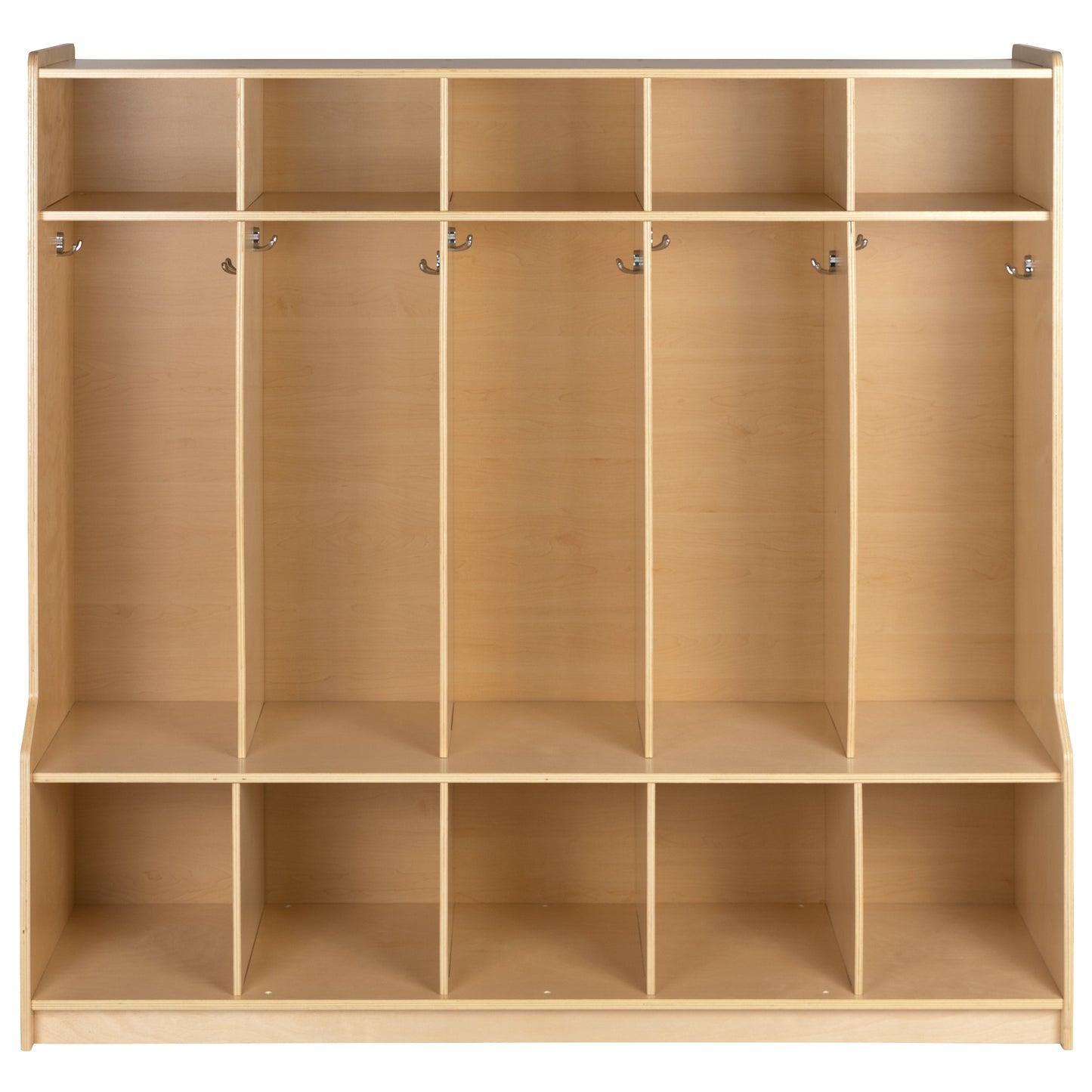 Wooden Coat Locker with Bench MK-LCKR001-GG