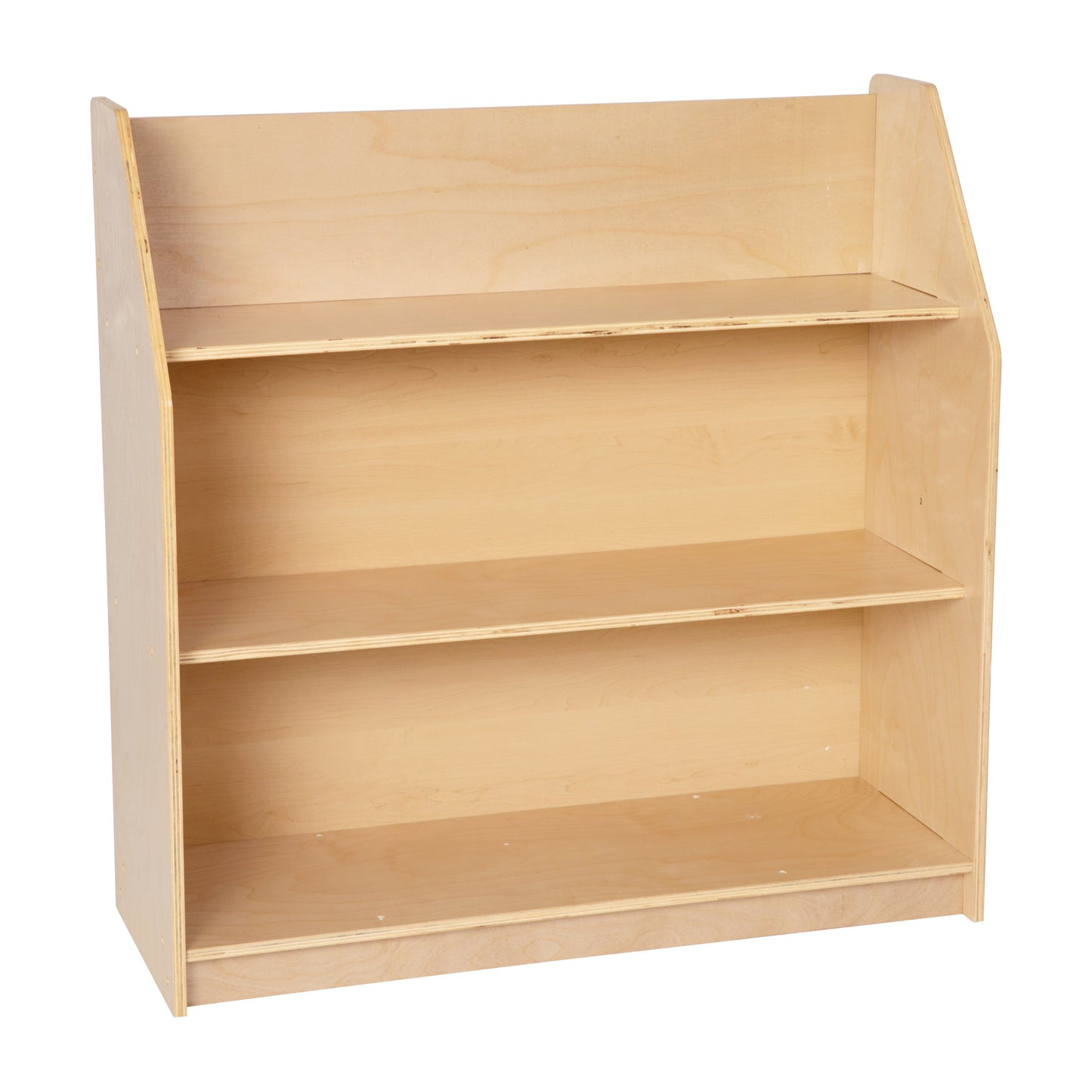 Natural Wood 3 Shelf Bookcase MK-STR800H-GG