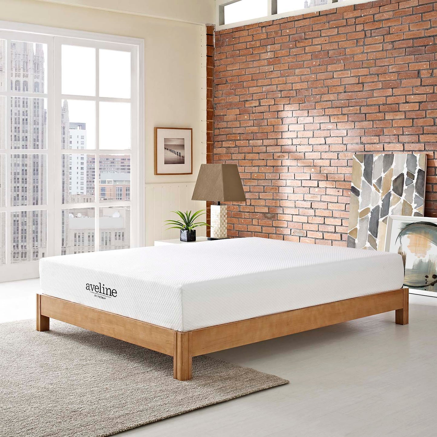 Aveline 10" California King Mattress  MOD-6079-WHI