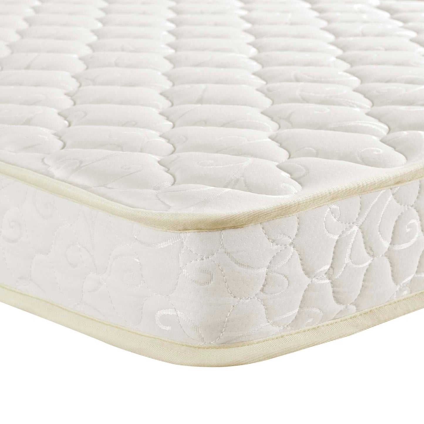 Mila 6" Twin Mattress Foam Set of 2  MOD-6099-WHI