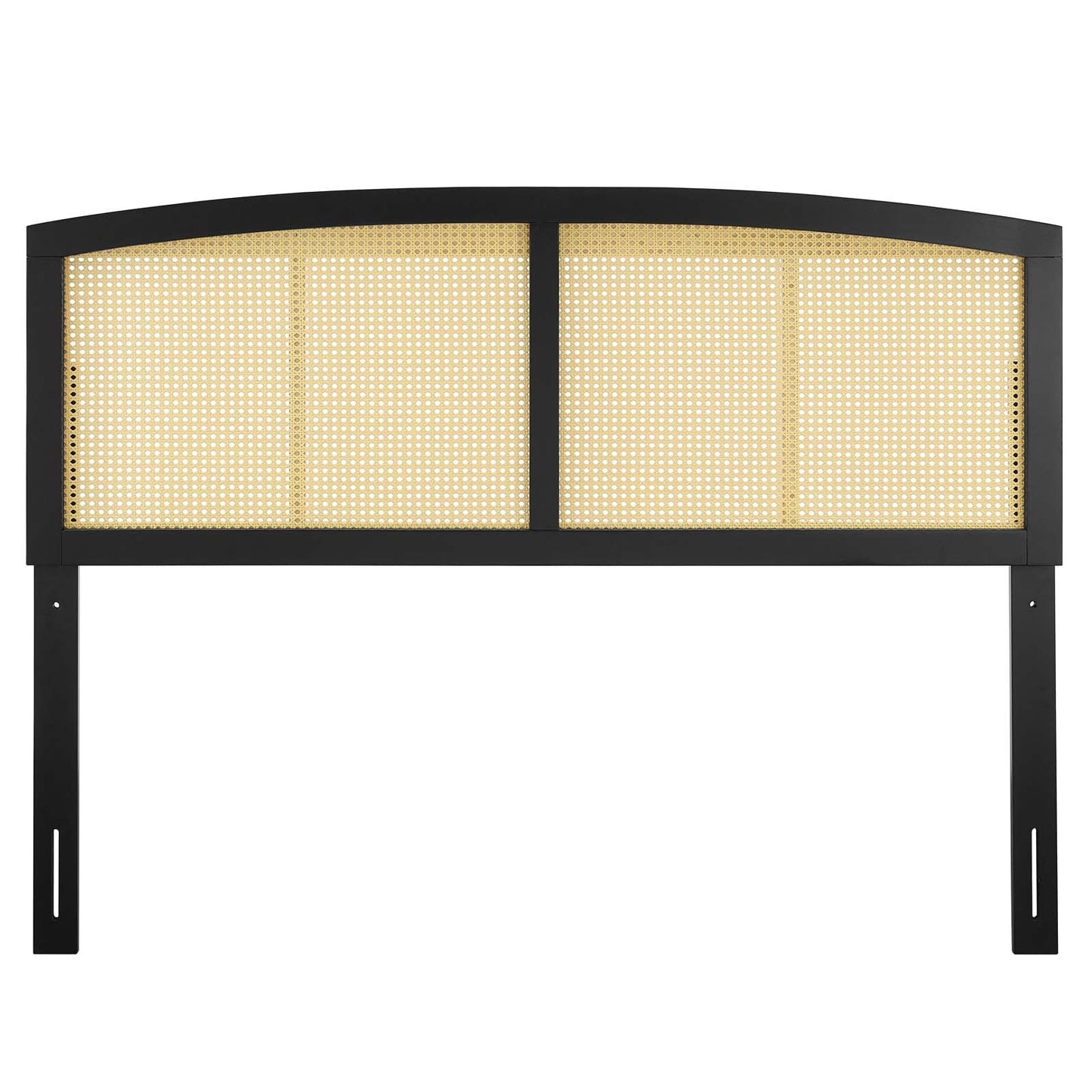 Halcyon Cane Full Headboard Black MOD-6203-BLK