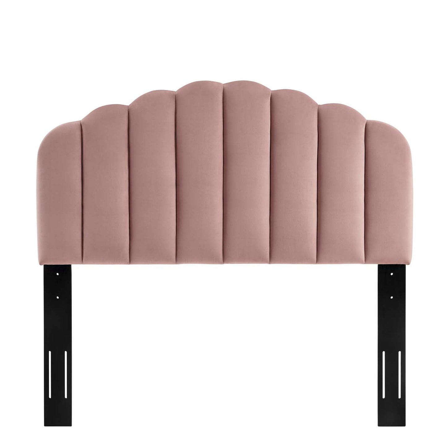 Veronique Twin Performance Velvet Headboard Dusty Rose MOD-6206-DUS