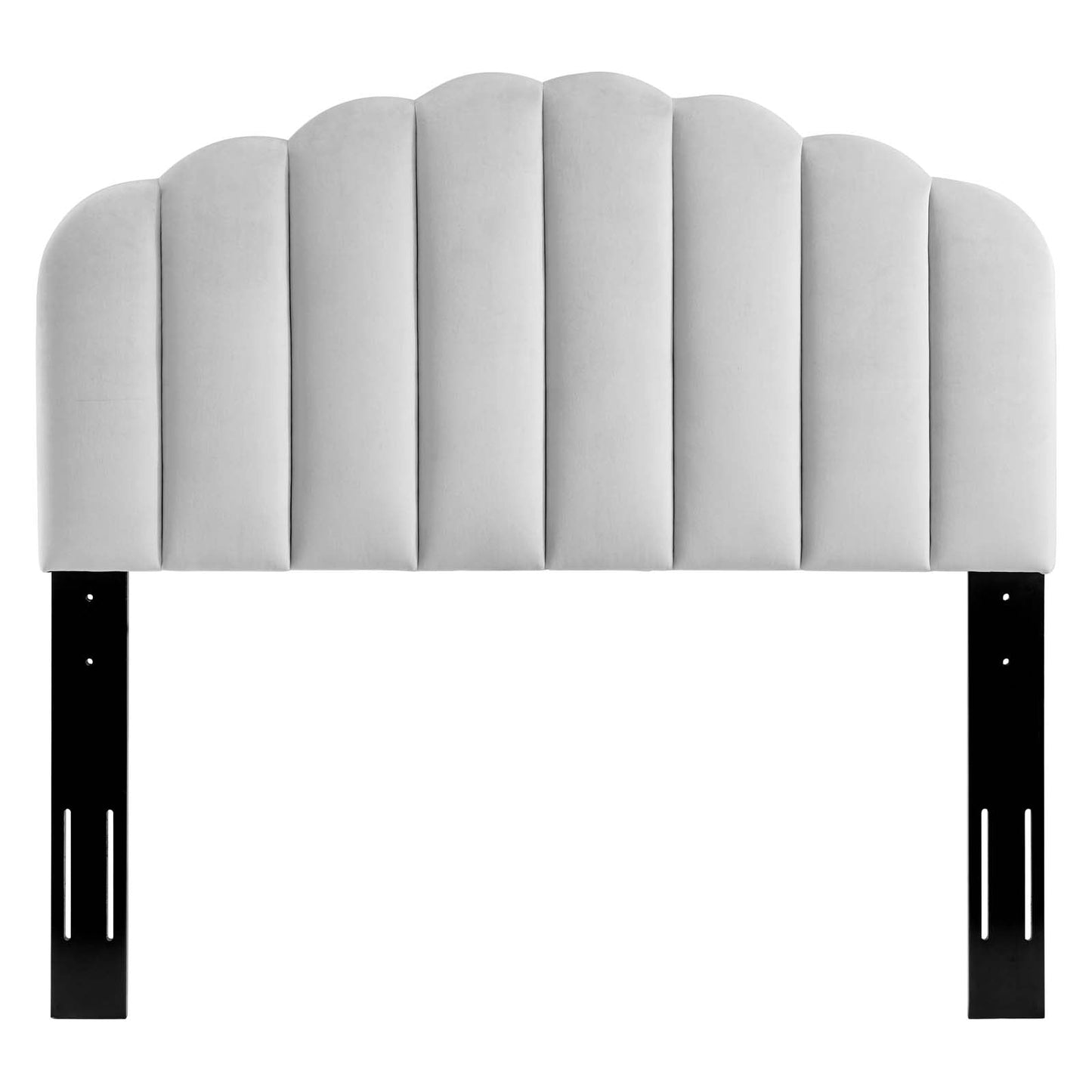 Veronique Full/Queen Performance Velvet Headboard Light Gray MOD-6207-LGR