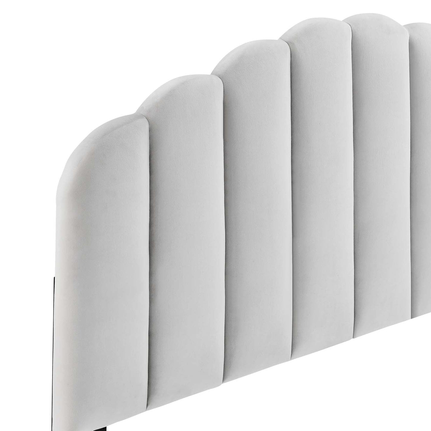 Veronique Full/Queen Performance Velvet Headboard Light Gray MOD-6207-LGR