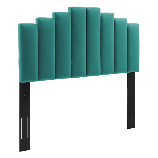 Noelle Performance Velvet Full/Queen Headboard Teal MOD-6277-TEA