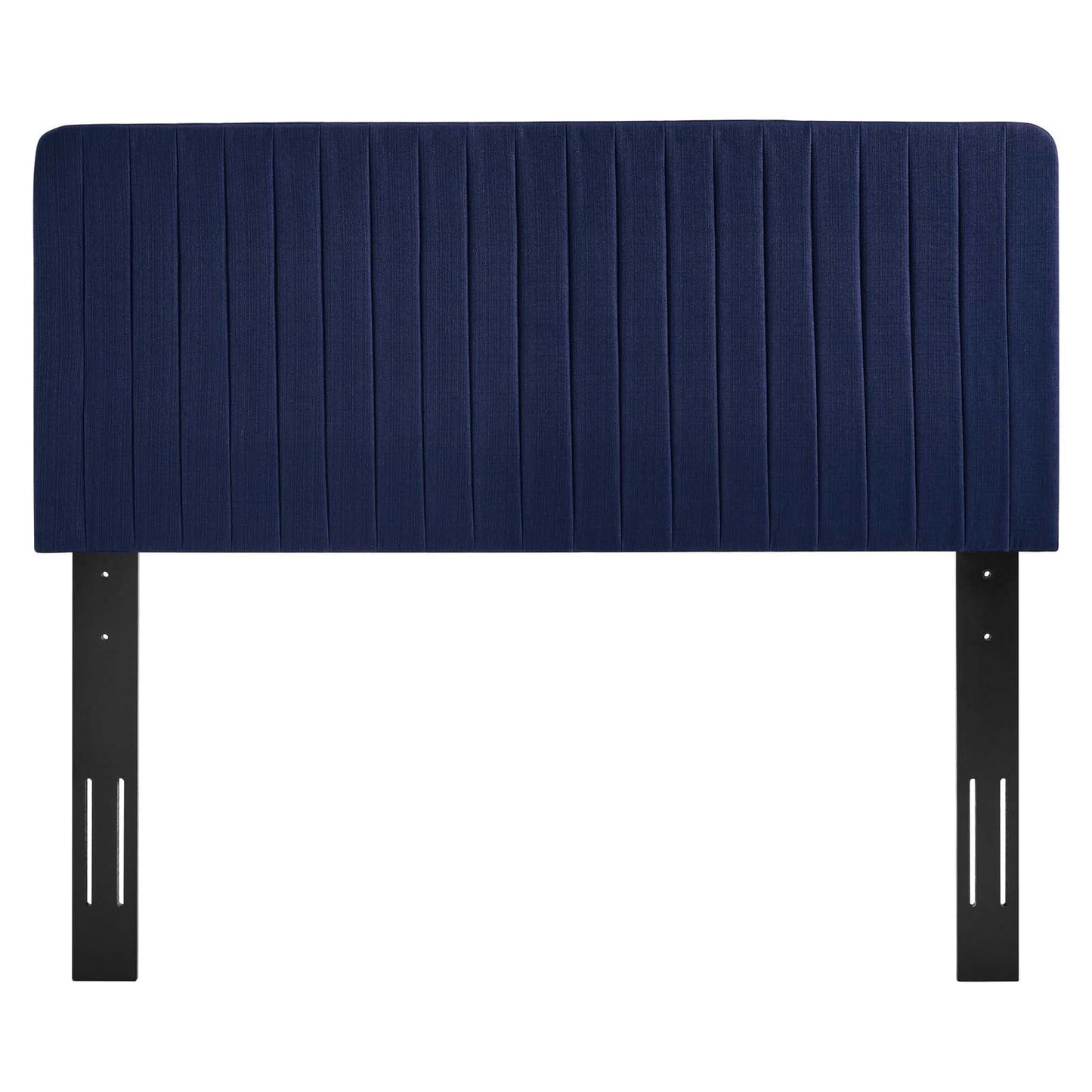 Milenna Channel Tufted Upholstered Fabric King/California King Headboard Royal Blue MOD-6342-ROY