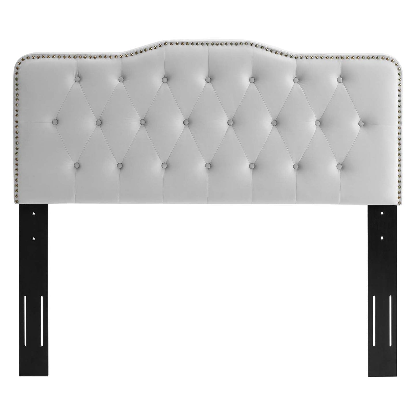 Sophia Tufted Performance Velvet King/California King Headboard Light Gray MOD-6411-LGR