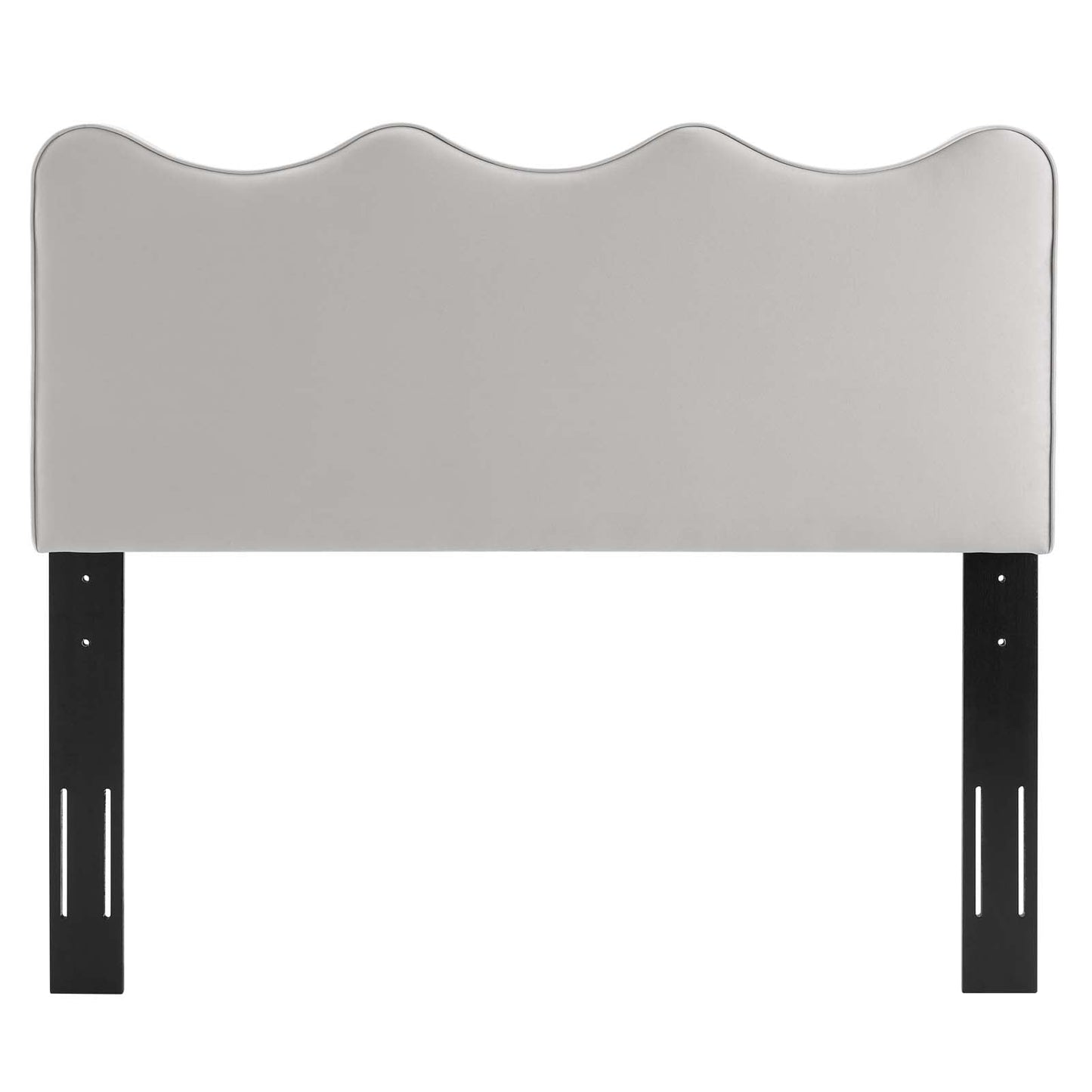 Athena Performance Velvet Full/Queen Headboard Light Gray MOD-6520-LGR