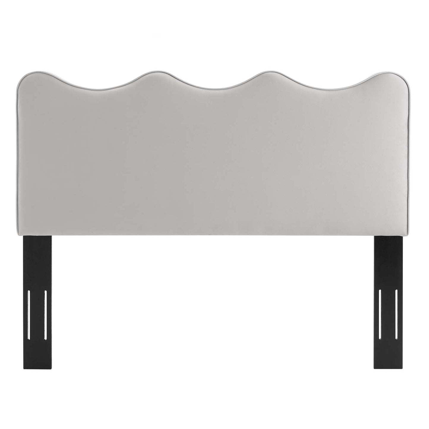 Athena Performance Velvet Full/Queen Headboard Light Gray MOD-6520-LGR