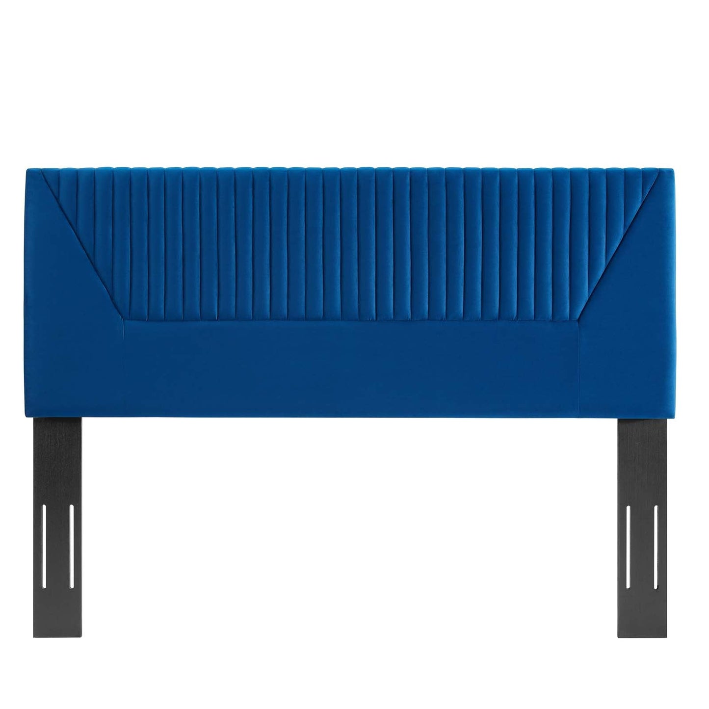 Patience Channel Tufted Performance Velvet Twin Headboard Navy MOD-6667-NAV