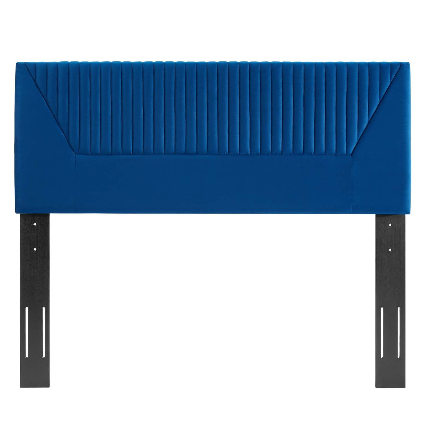 Patience Channel Tufted Performance Velvet Twin Headboard Navy MOD-6667-NAV