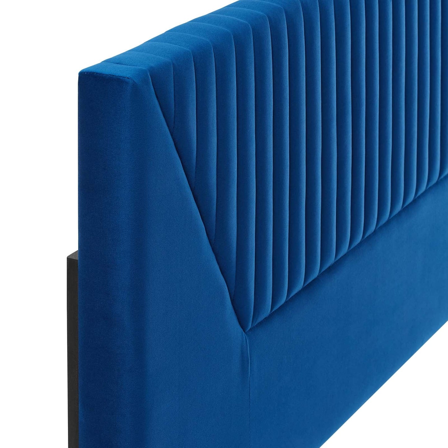 Patience Channel Tufted Performance Velvet Twin Headboard Navy MOD-6667-NAV