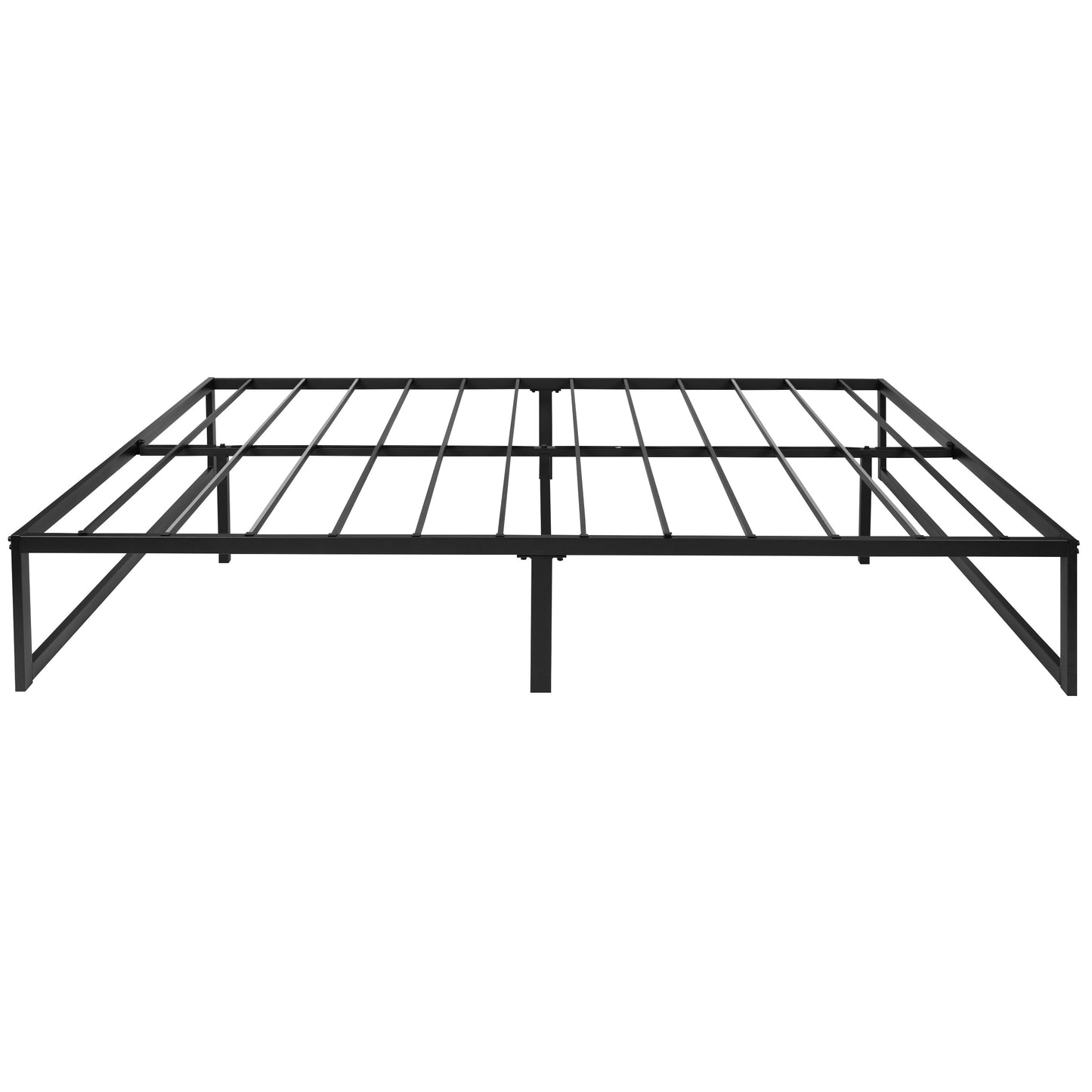 14 Inch Queen Metal Bed Frame MP-XU-BD10001-Q-BK-GG