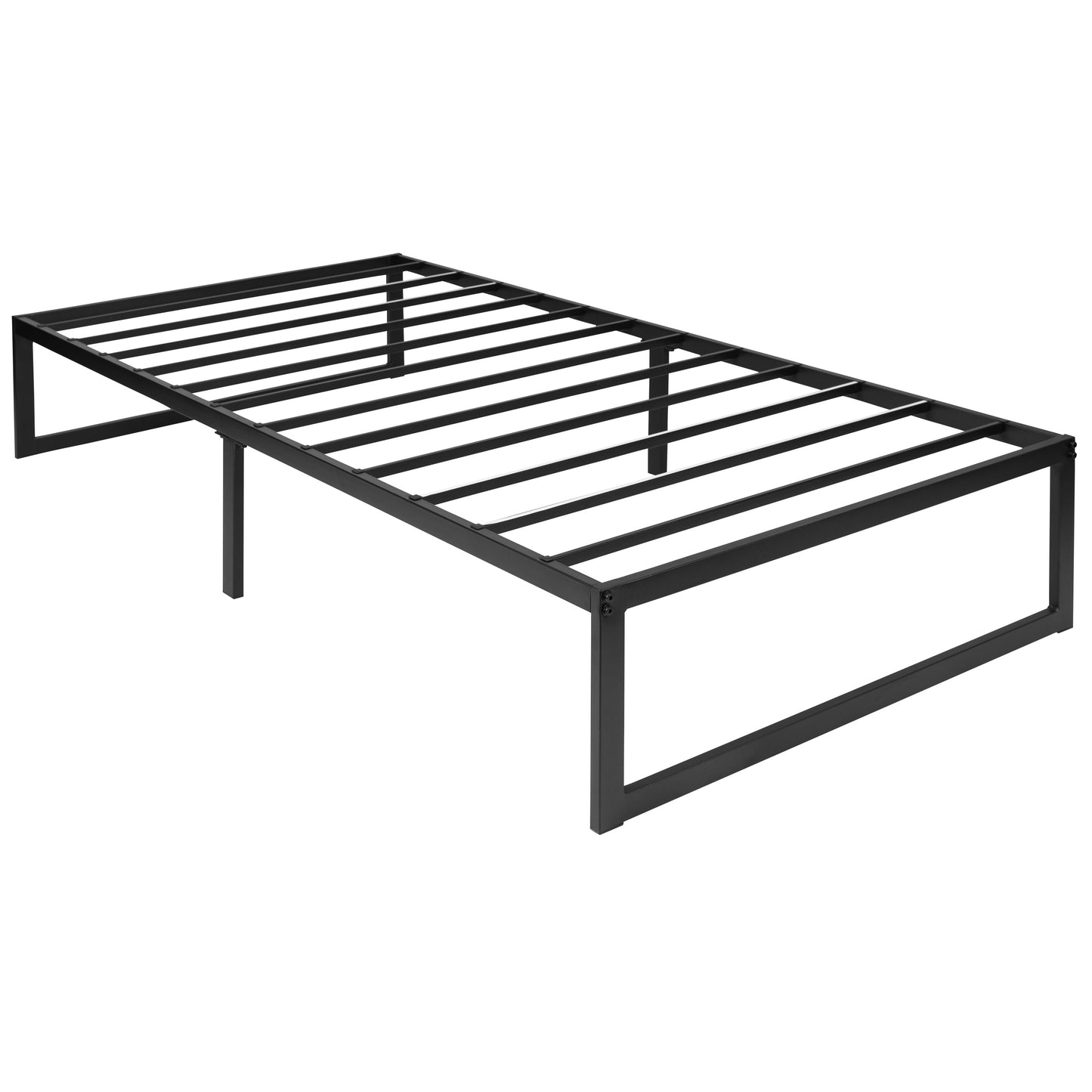 14 Inch Twin Metal Bed Frame MP-XU-BD10001-T-BK-GG