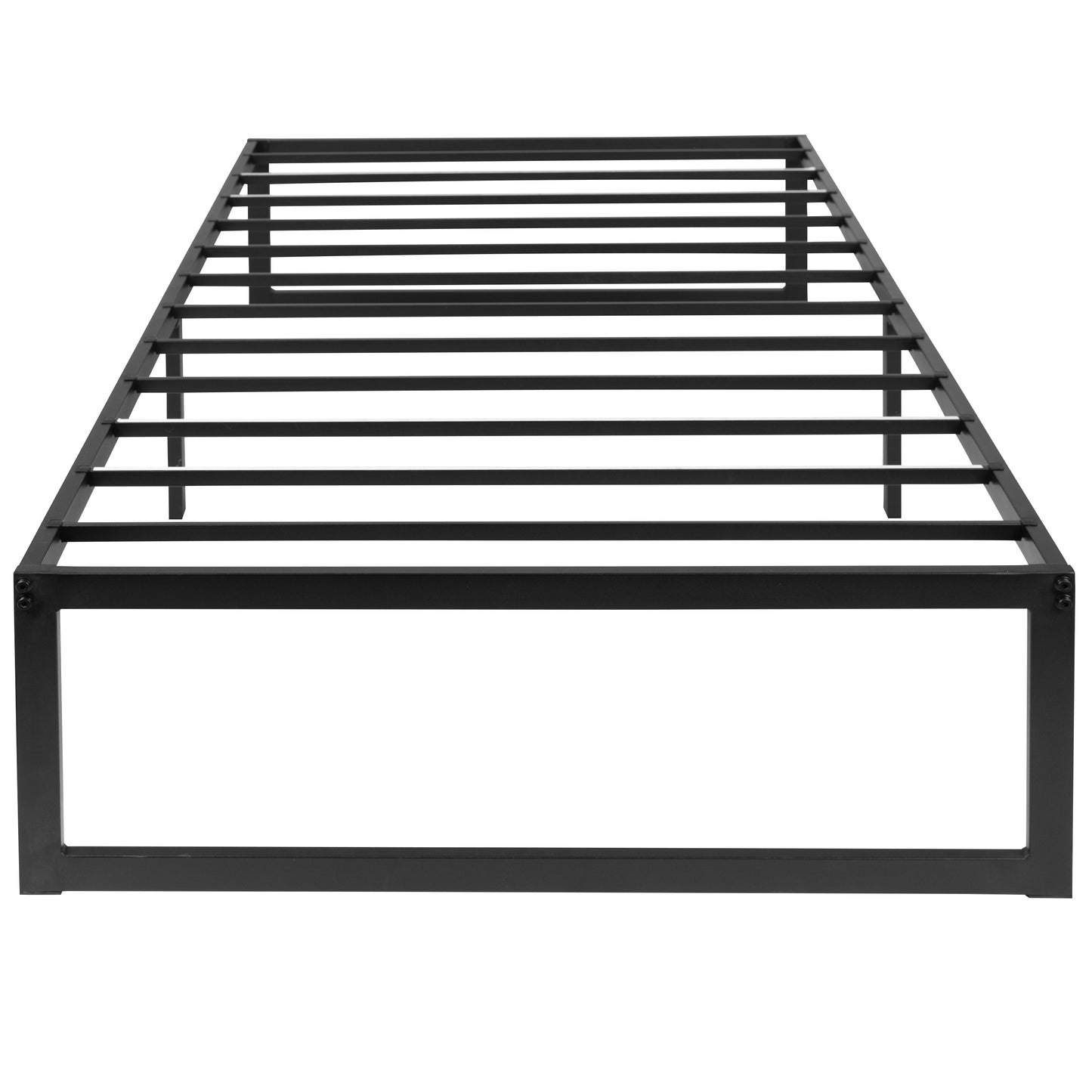 14 Inch Twin Metal Bed Frame MP-XU-BD10001-T-BK-GG