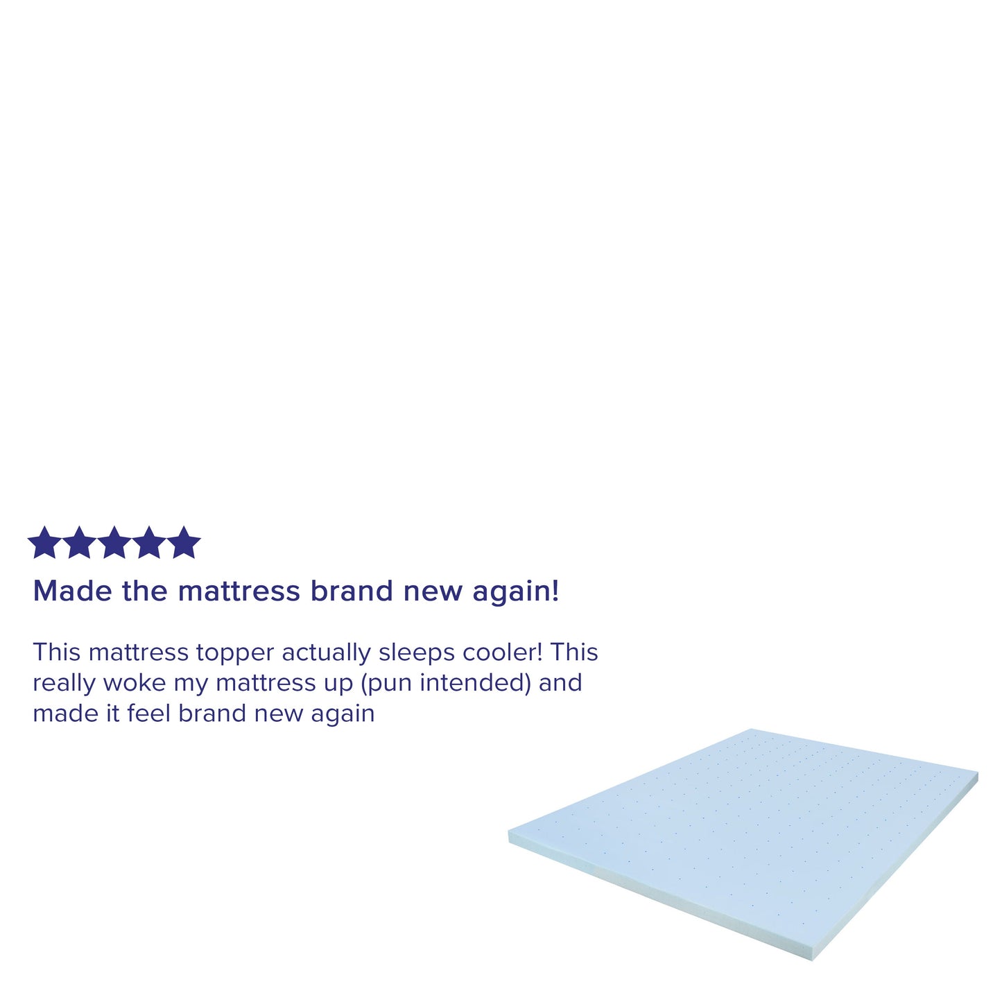 3" Queen Memory Foam Topper MR-M35-3-Q-GG