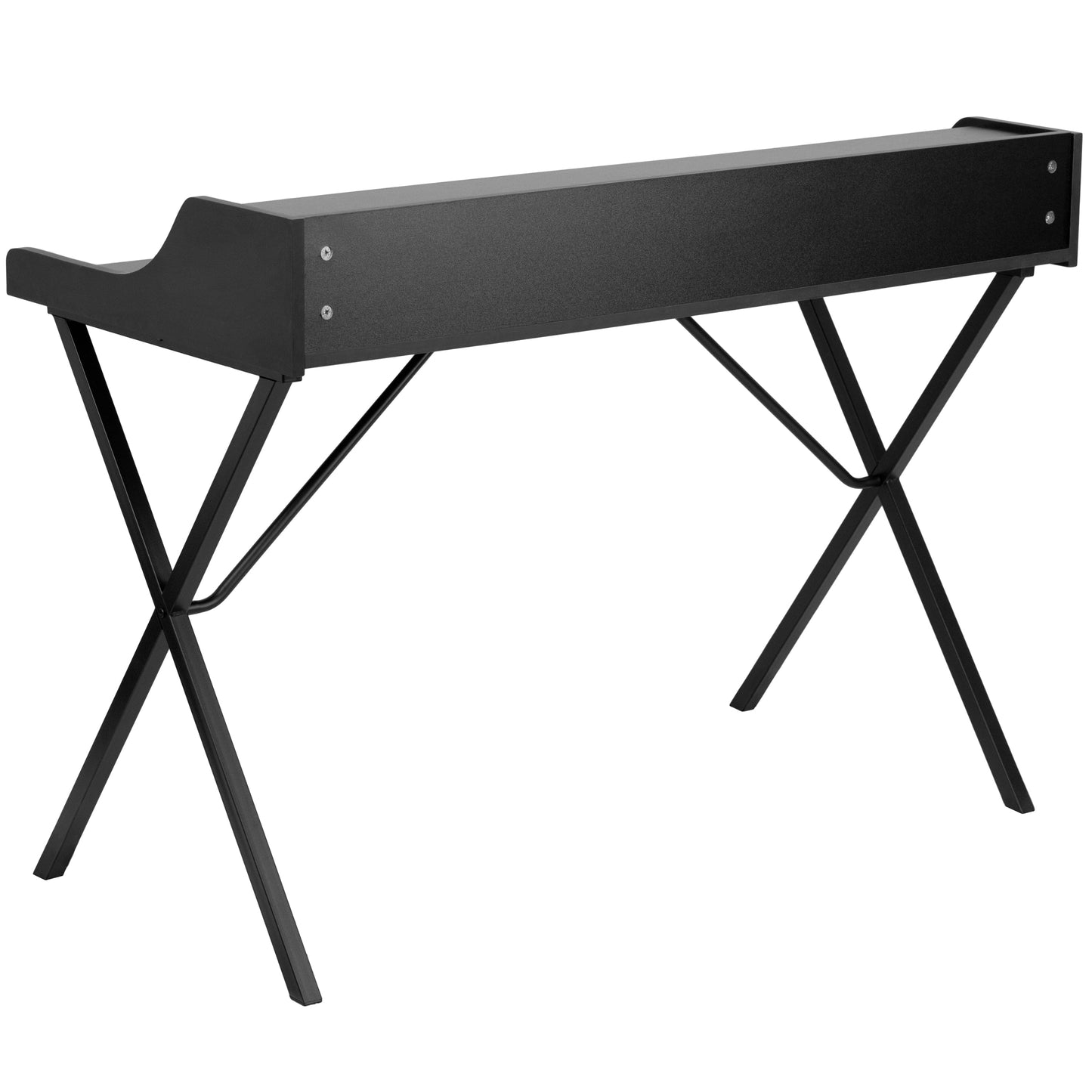 Black Top Shelf Computer Desk NAN-2124-GG