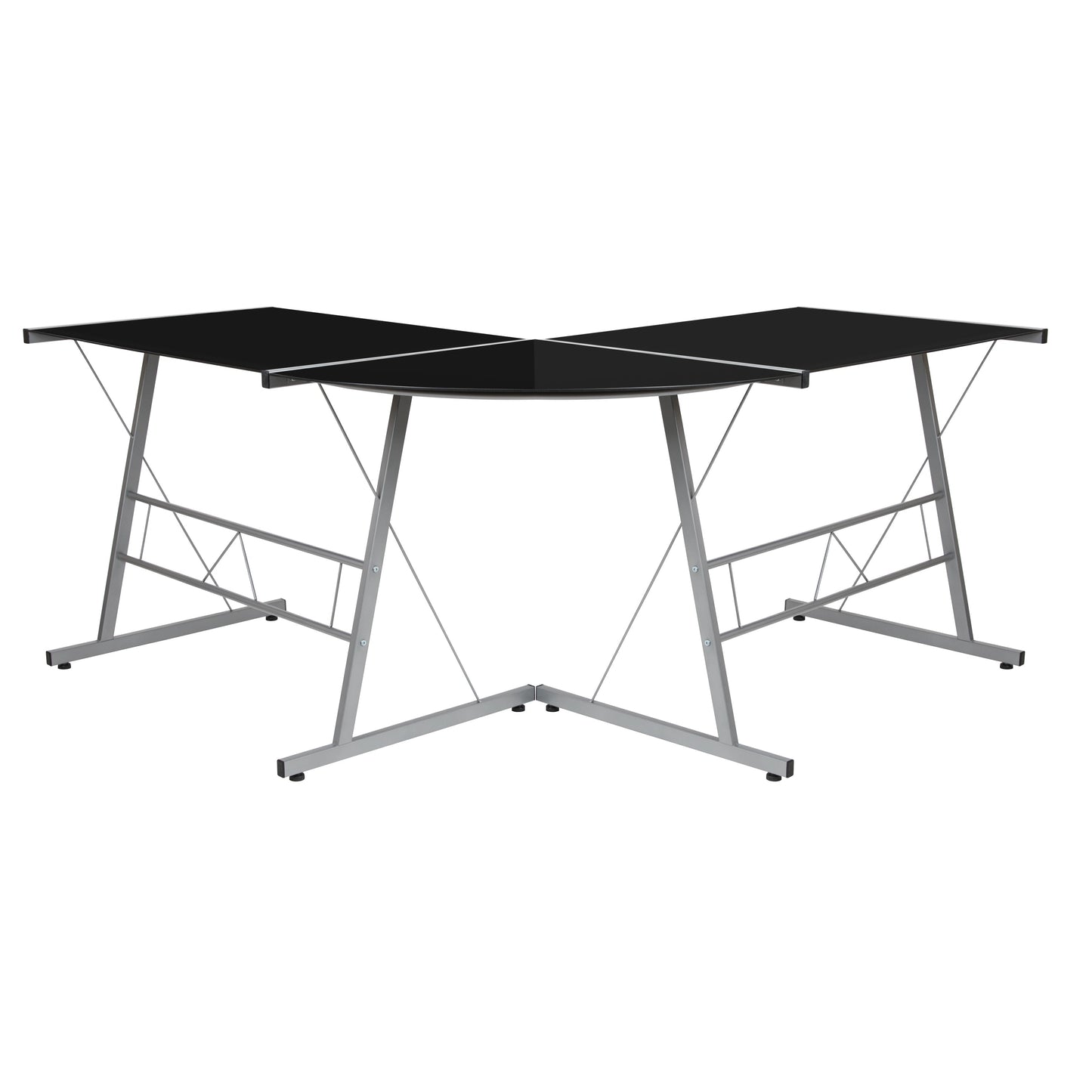 L-Shaped Computer Gaming Desk NAN-CD-22181-BK-GG