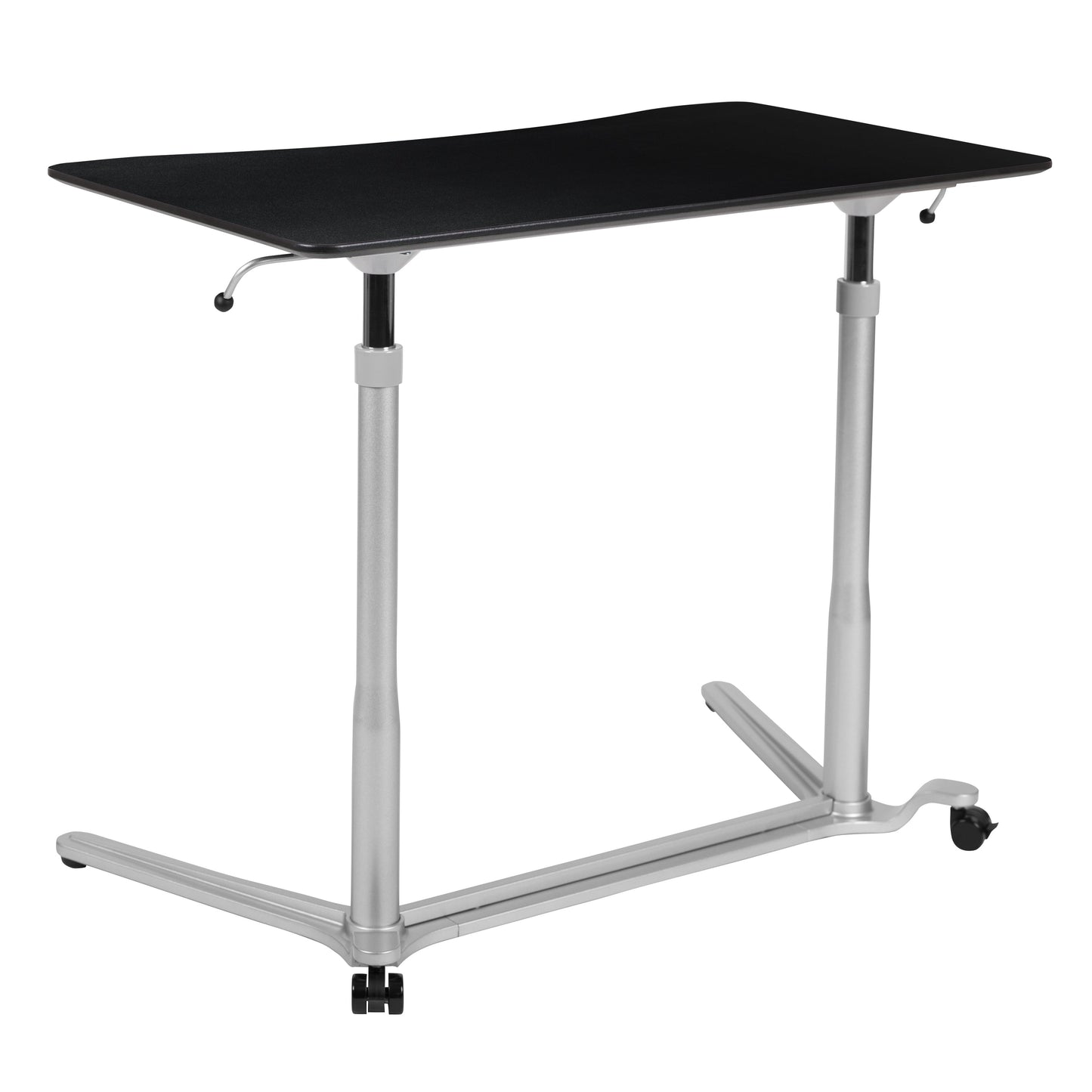 Black Sit-Stand Computer Desk NAN-IP-6-1-BK-GG