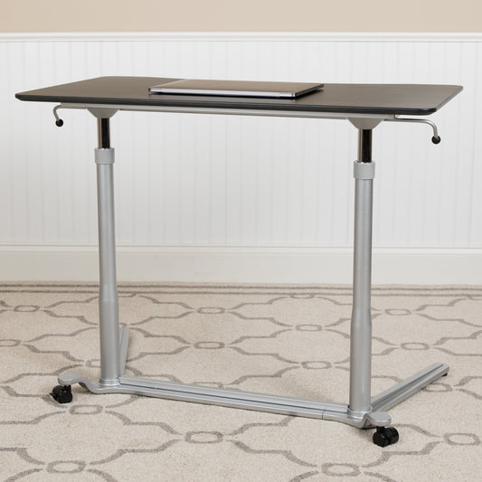 Black Sit-Stand Computer Desk NAN-IP-6-1-BK-GG