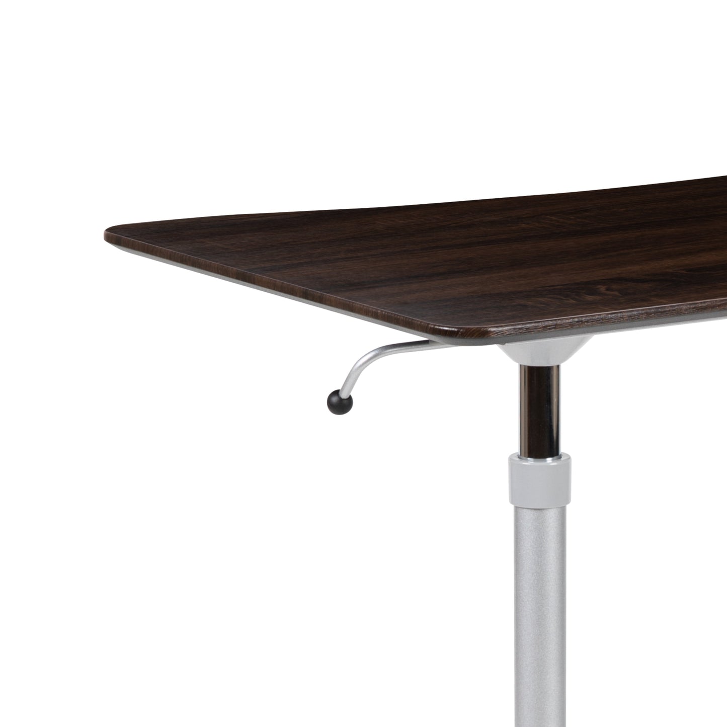 Wood Grain Sit to Stand Desk NAN-IP-6-1-DKW-GG