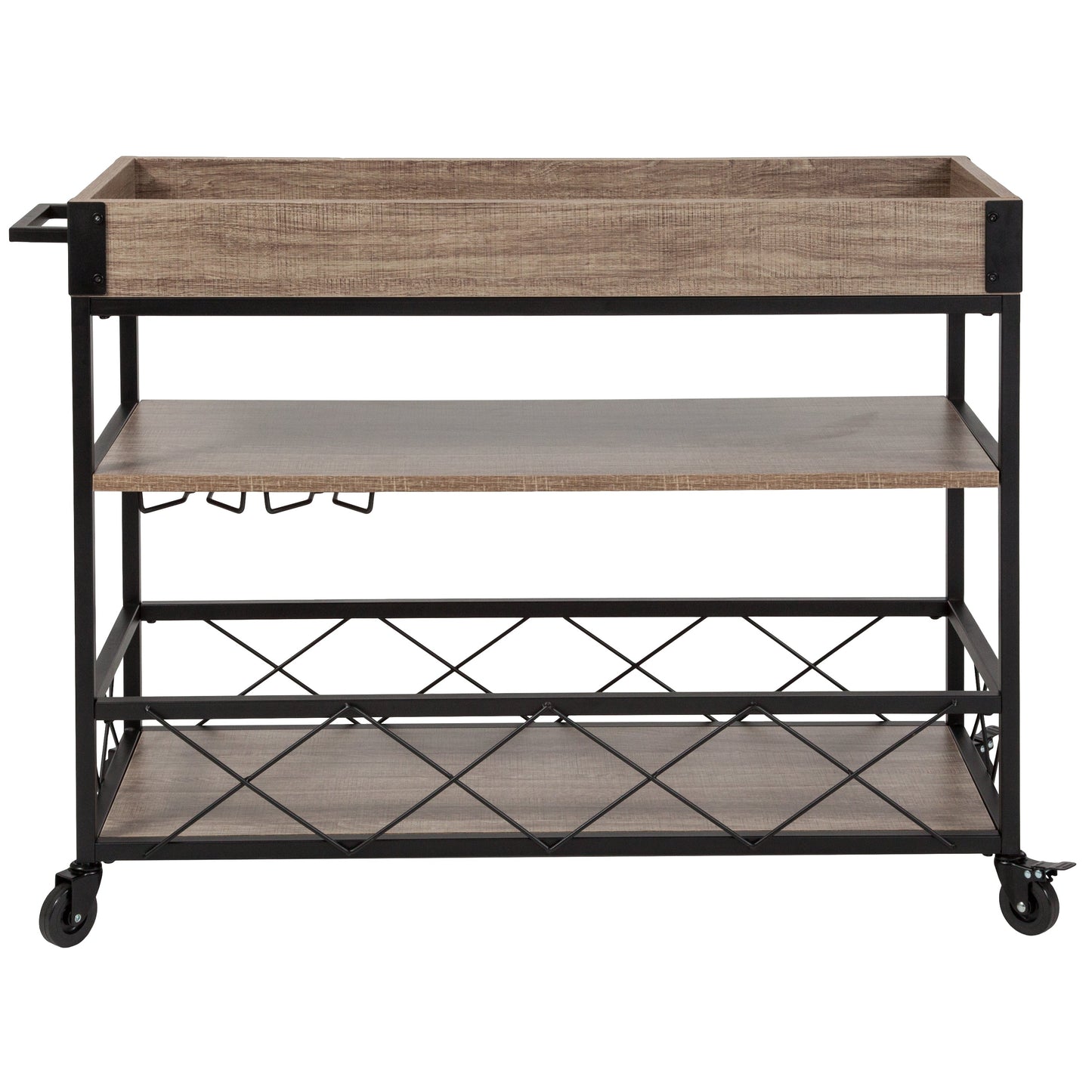 Oak Wood Kitchen Bar Cart NAN-JH-17105-GG