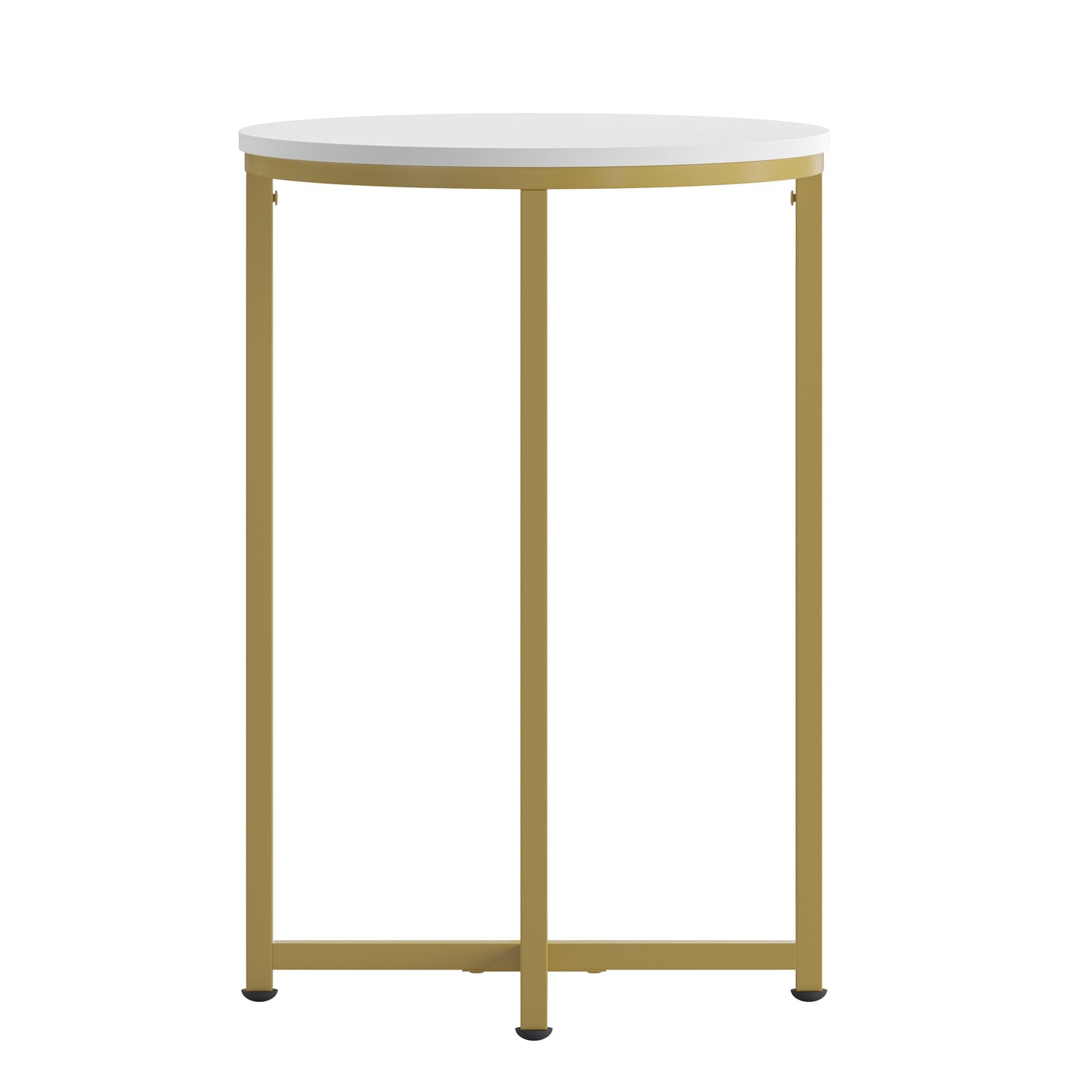 White End Table-Gold Frame NAN-JH-1787ET-GG