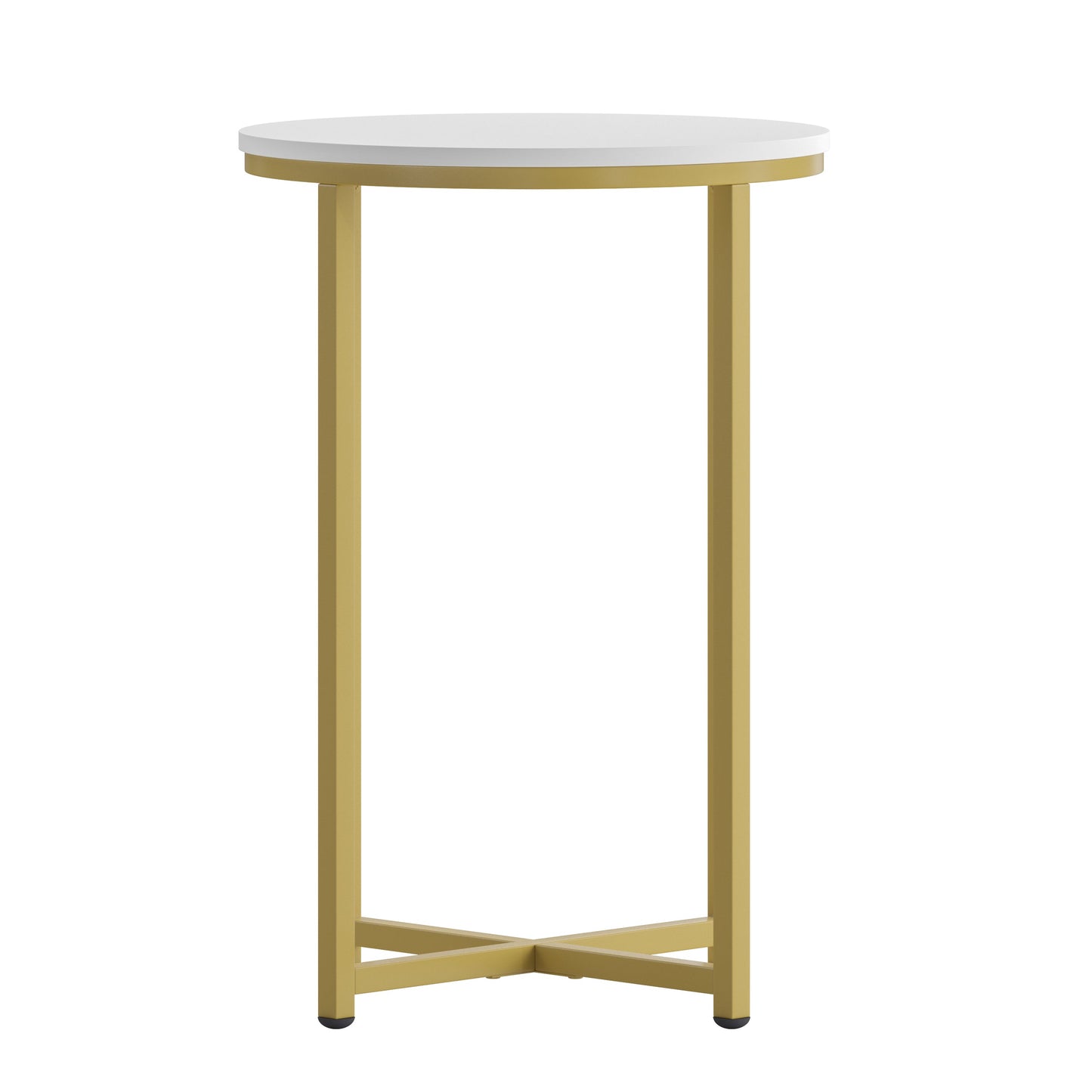 White End Table-Gold Frame NAN-JH-1787ET-GG