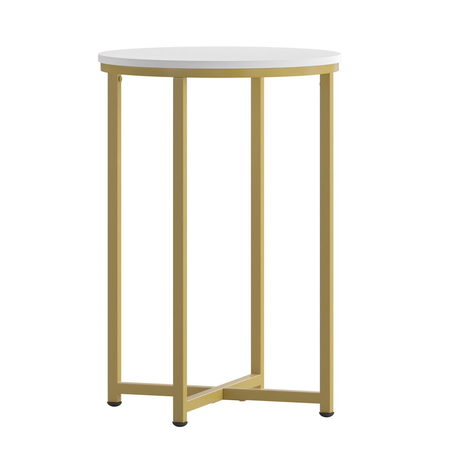 White End Table-Gold Frame NAN-JH-1787ET-GG