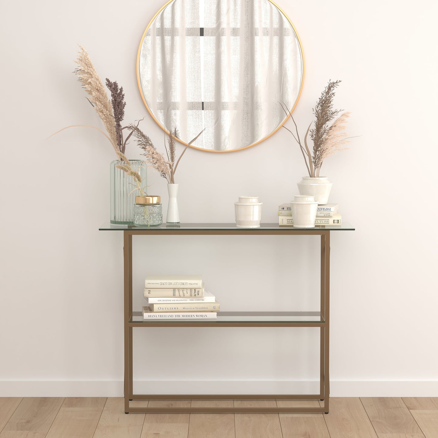 Glass Console Table NAN-JH-1796ST-GG