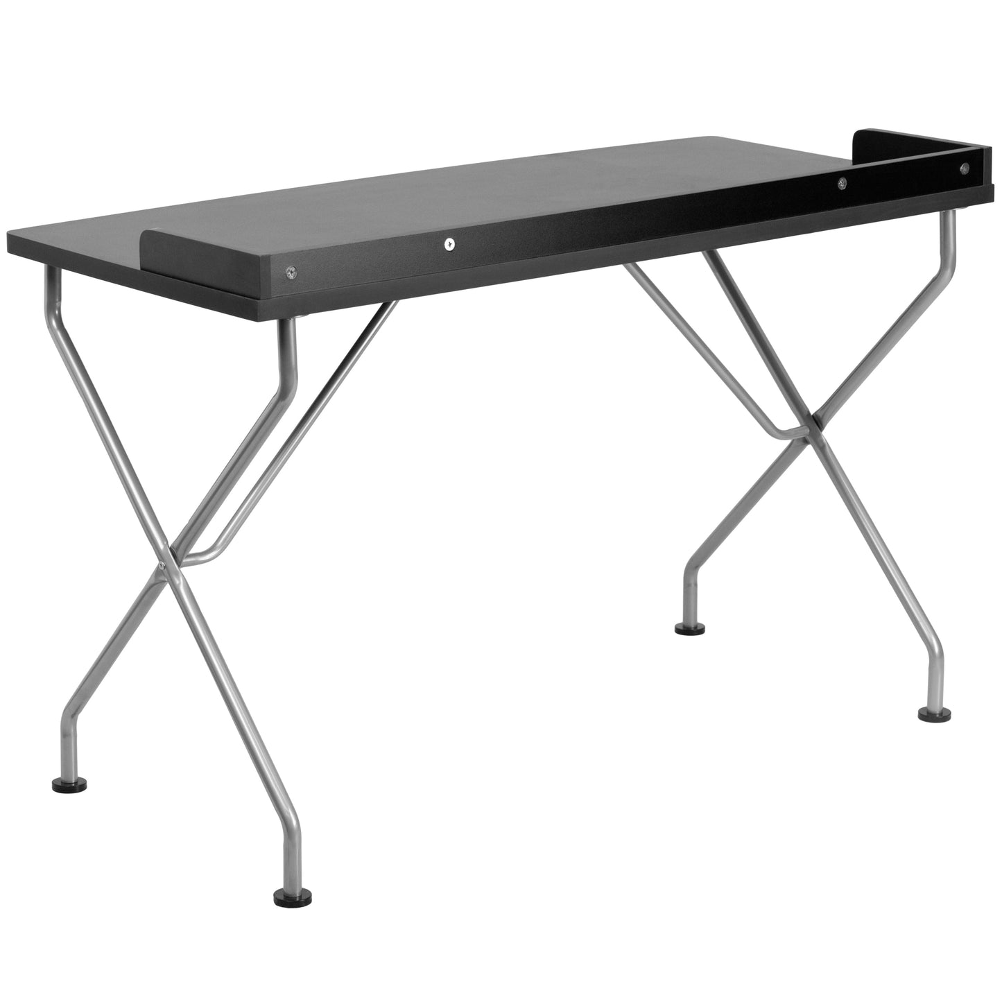 Black Raised Border Desk NAN-JN-2116-BK-GG