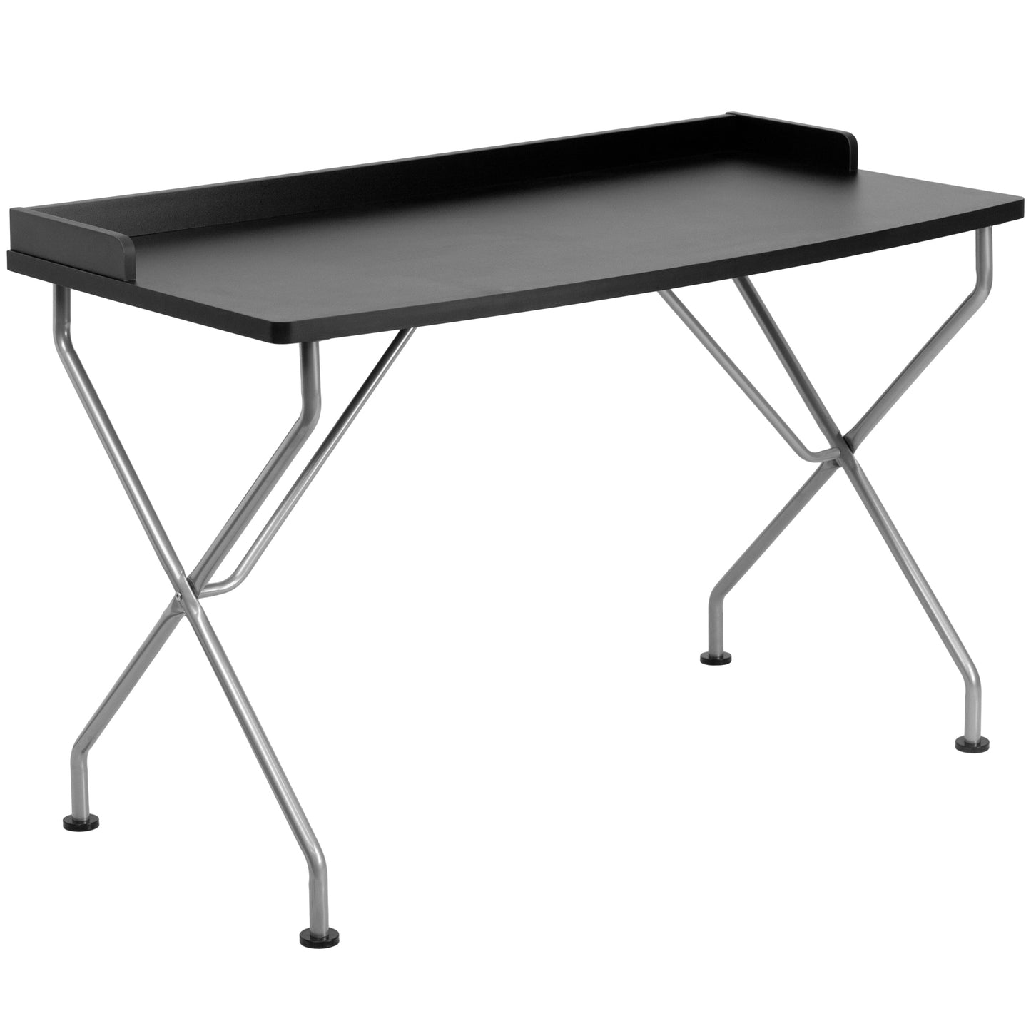 Black Raised Border Desk NAN-JN-2116-BK-GG